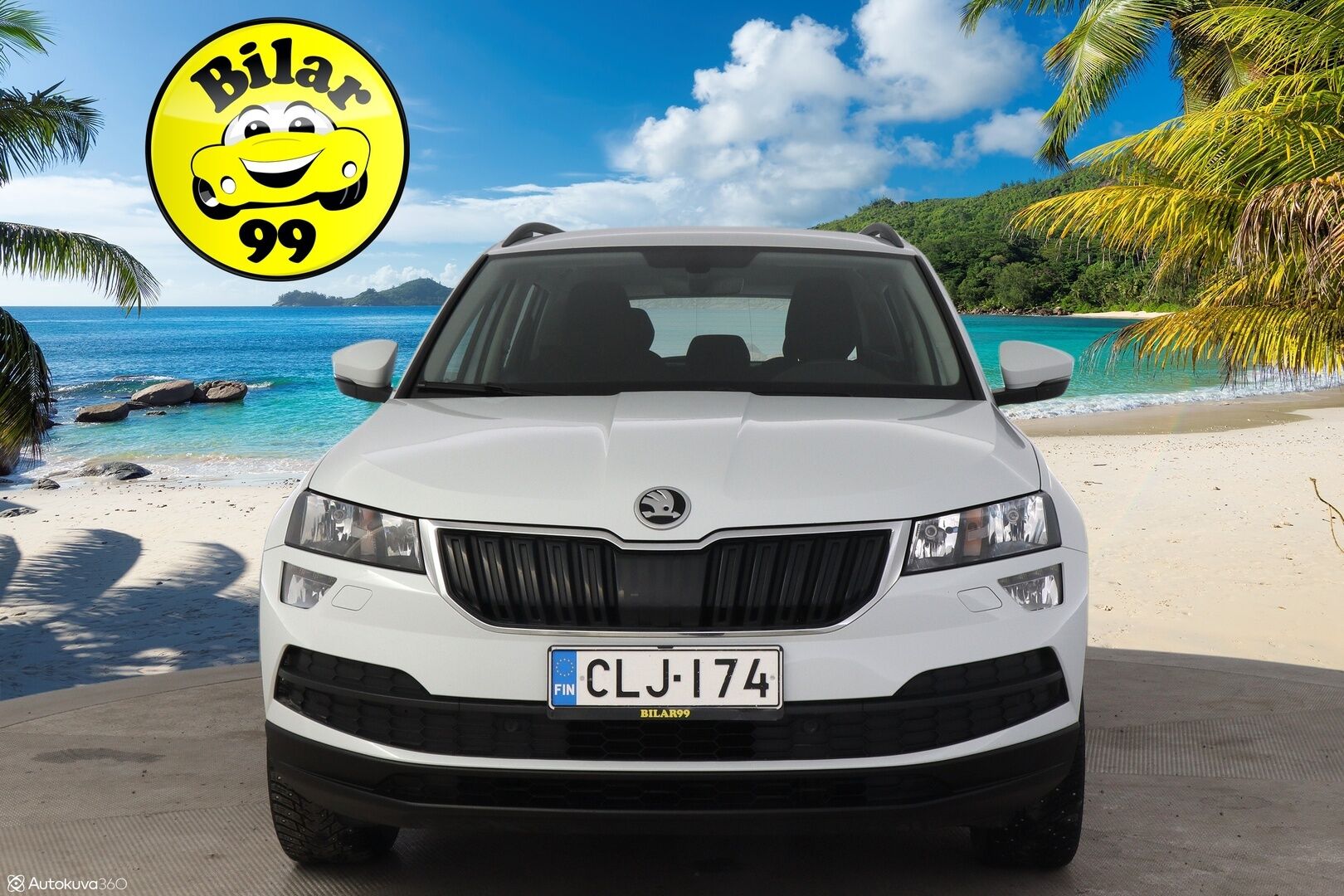 Skoda Karoq 2018 1,0 TSI Ambition DSG Autom *Suomi-Auto / Pitkä Leima / Jakopää Tehty / App Connect / Bluetooth / Tutkat / Ratinlämmitin / Taloudellinen* - Taloudellinen Bensa Karoq tuoreella jakopäällä!