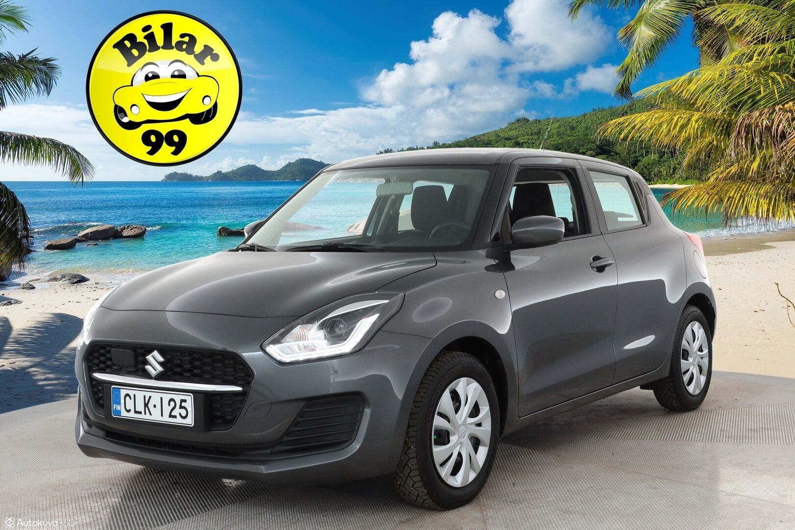 Suzuki Swift 2023 1,2 DUALJET 2WD GL CVT-aut HYBRID - Adapt. Vakkari / LED-valot / Ilmastointi / Bluetooth / Penkinlämmittimet / 2x renkaat / Kauk. Keskuslukitus / Facelift