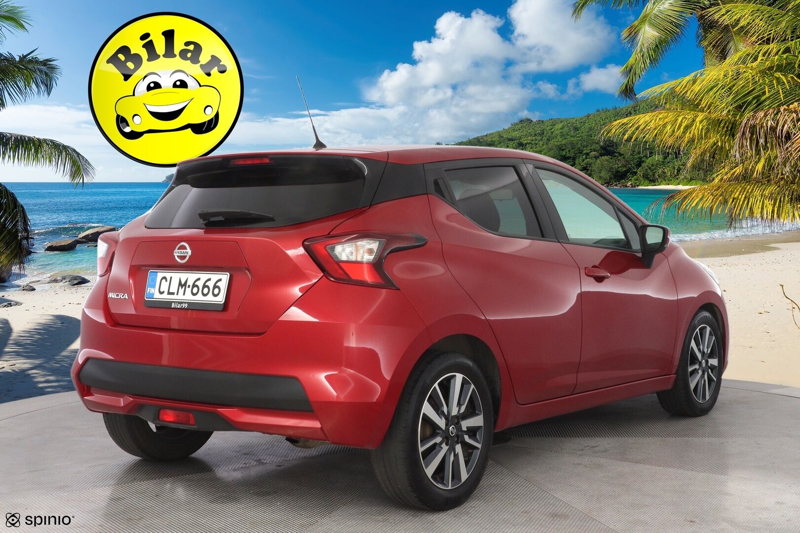 Nissan Micra 2018 1.0L 70 Acenta Comfort Pack 5M/T - Lohko | Vakkari | Keyless | BT | Suomi-Auto | Kahdet renkaat vanteilla | Juuri huollettu 