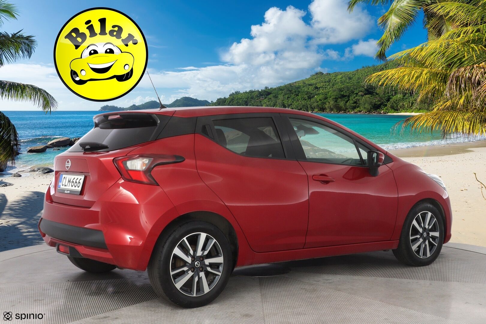 Nissan Micra 2018 1.0L 70 Acenta Comfort Pack 5M/T - Lohko | Vakkari | Keyless | BT | Suomi-Auto | Kahdet renkaat vanteilla | Juuri huollettu 