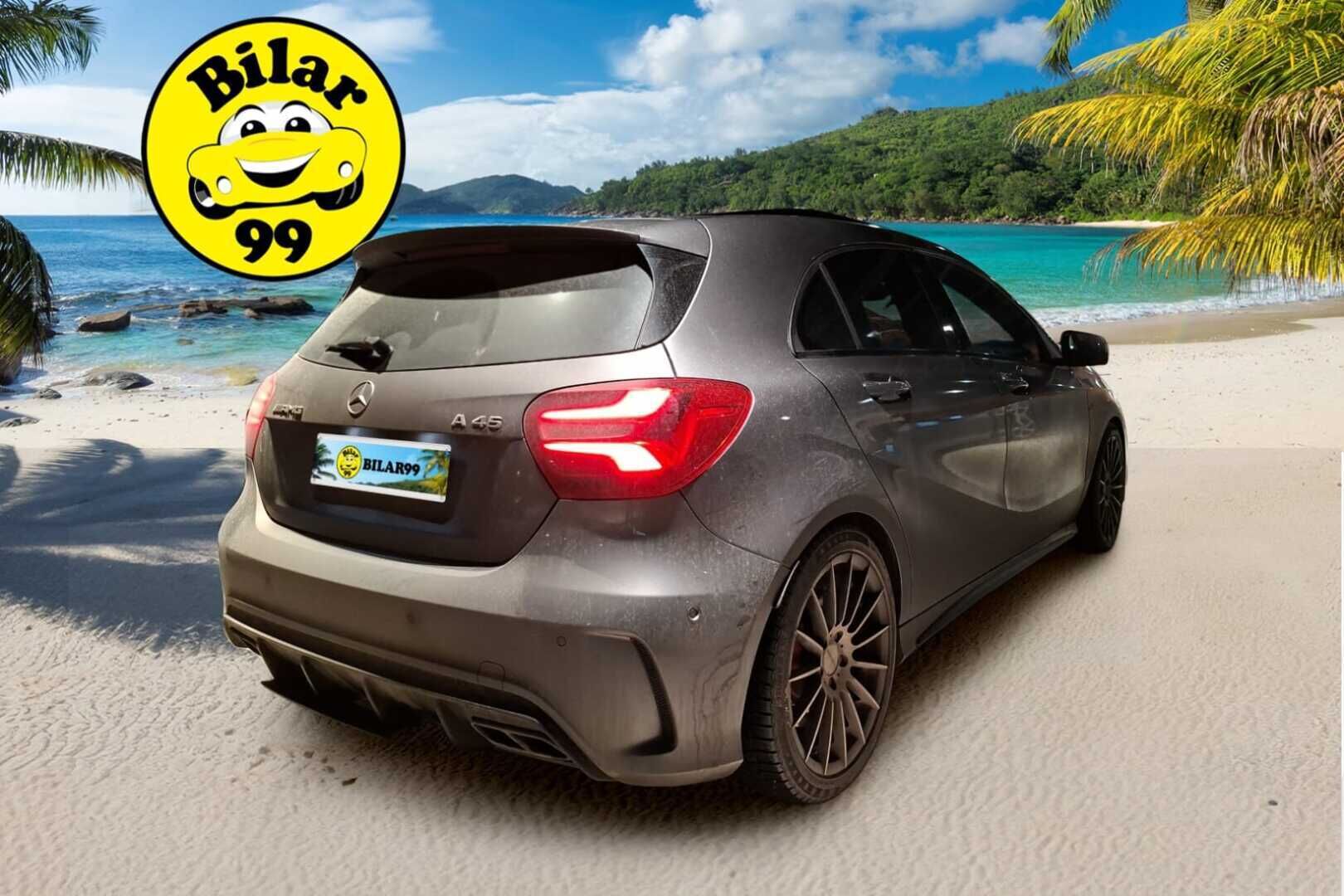 MERCEDES-BENZ A 45 AMG 2017 45 AMG 381hv ** DTR+ / Perf.penkit & putkisto / H/K / Panorama / LED High Perf / P-Kamera / Carplay **