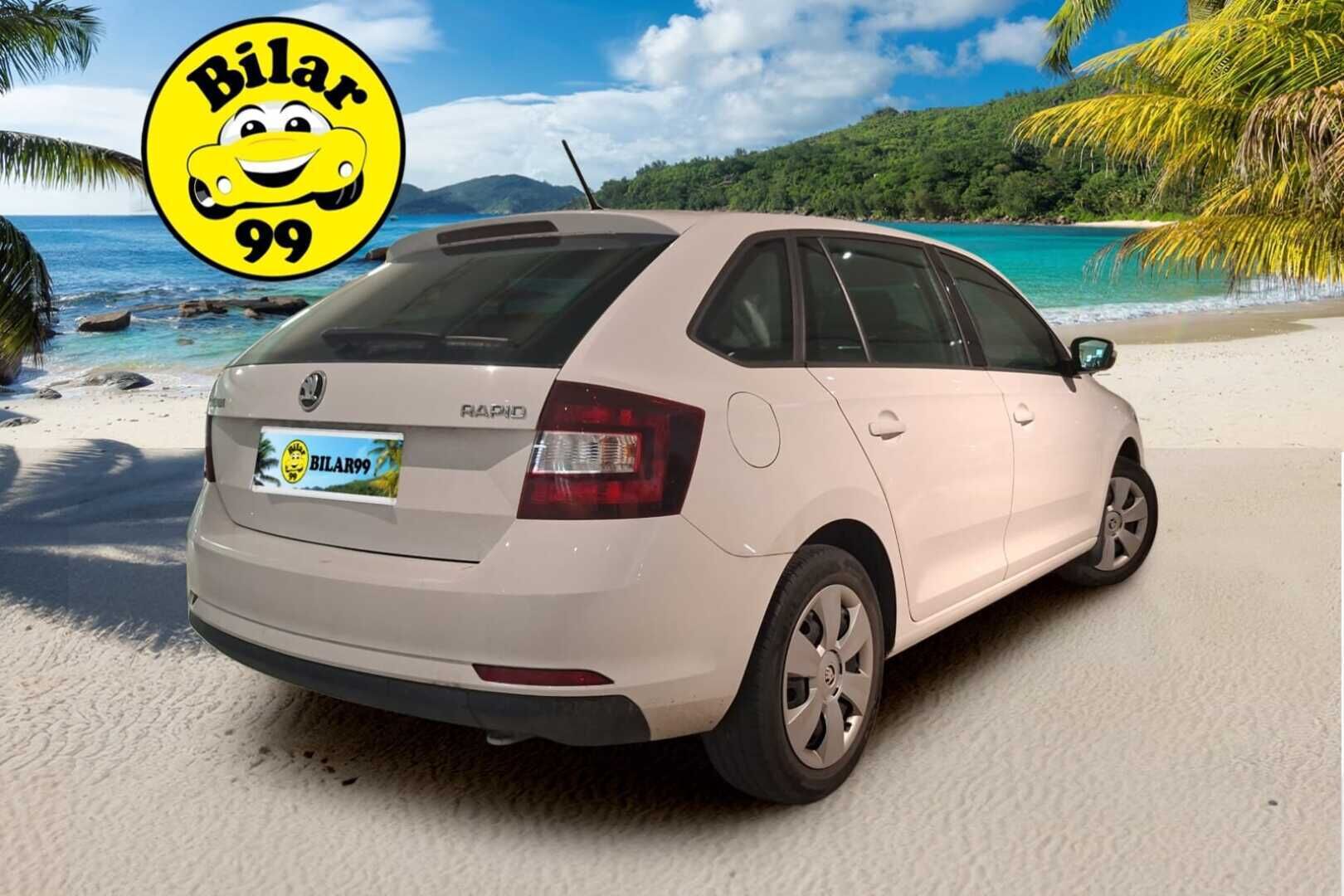 Skoda Rapid 2018 Spaceback 1,0 TSI 95 Active **Suomi-auto / Lohko /  Kahdet renkaat / Pitkä leima**