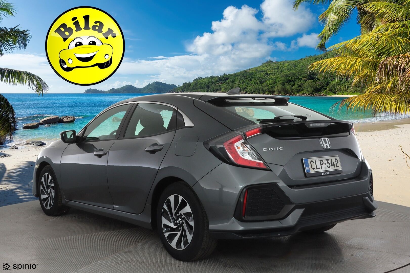 Honda Civic 2018 HB 129 hv Business - | ACC | 1-om suomiauto | Lane Assist | Bluetooth | Aut. ilmastointi | Penkinlämmittimet | Hätäjarrutusavustin | 2x renkaat aluin | Huoltokirja | 