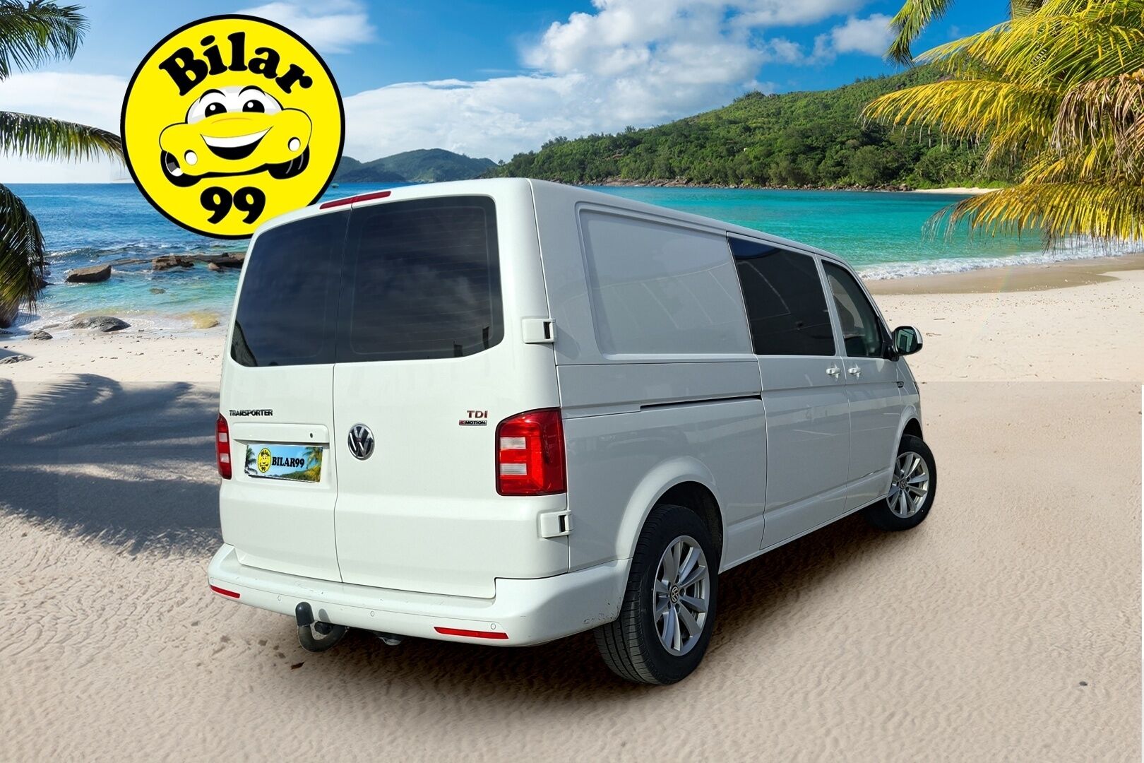 Volkswagen Transporter 2018 umpipakettiauto Pitkä 2,0 TDI 150kW 4Motion DSG * Webasto / Vetokoukku / Vakkari / Pariovet / Tutkat / Lisävalot * - Tehokkaampi malli / Isosti huollettu / Juuri saapunut Tampereelle!