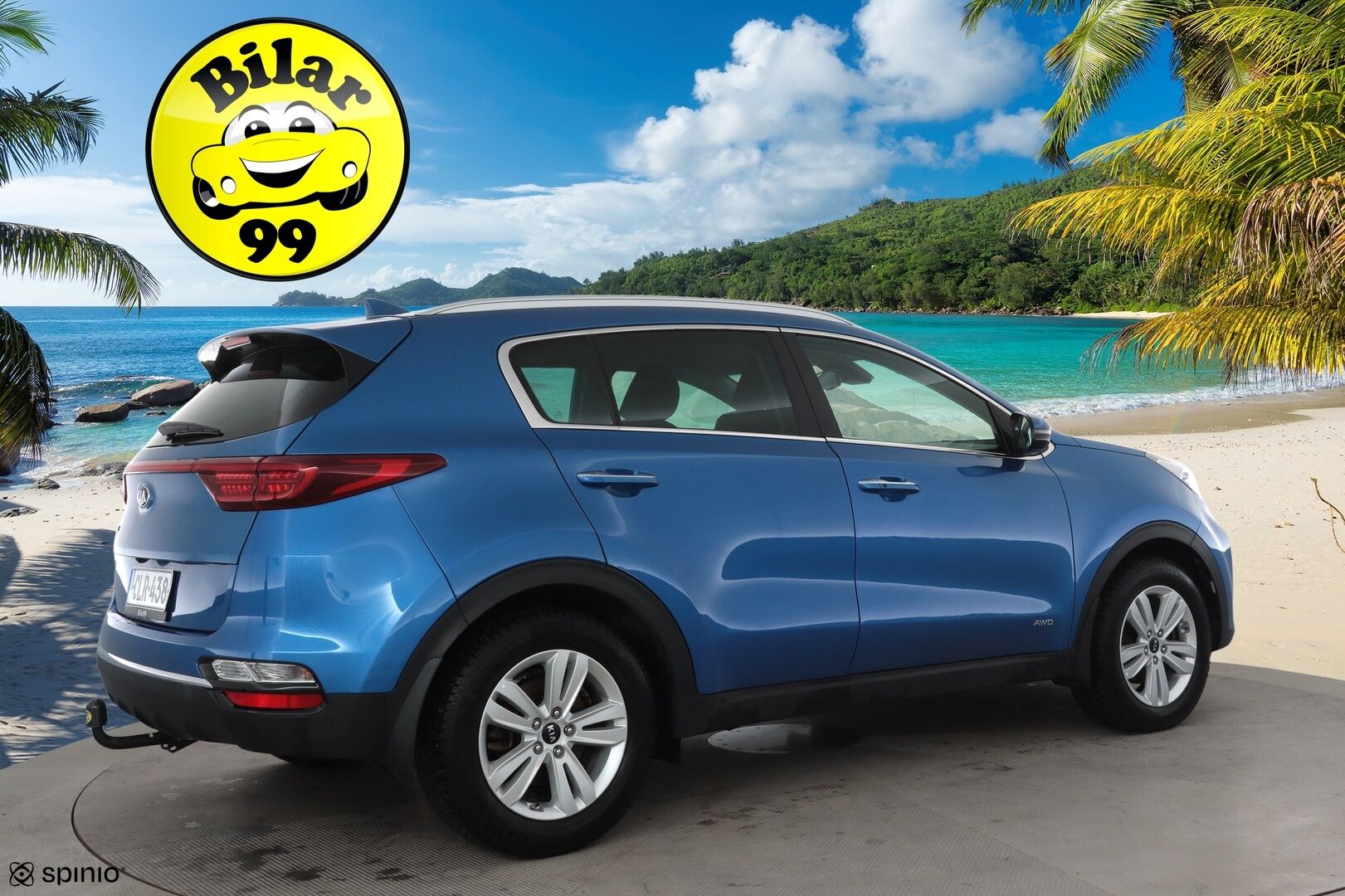 Kia Sportage 2019 1,6 CRDi ISG AWD EX DCT A/T EcoDynamics * Webasto / Koukku / P.Kamera / LED / Navi / Keyless * - Suomi-auto / Kahdet renkaat aluvanteilla