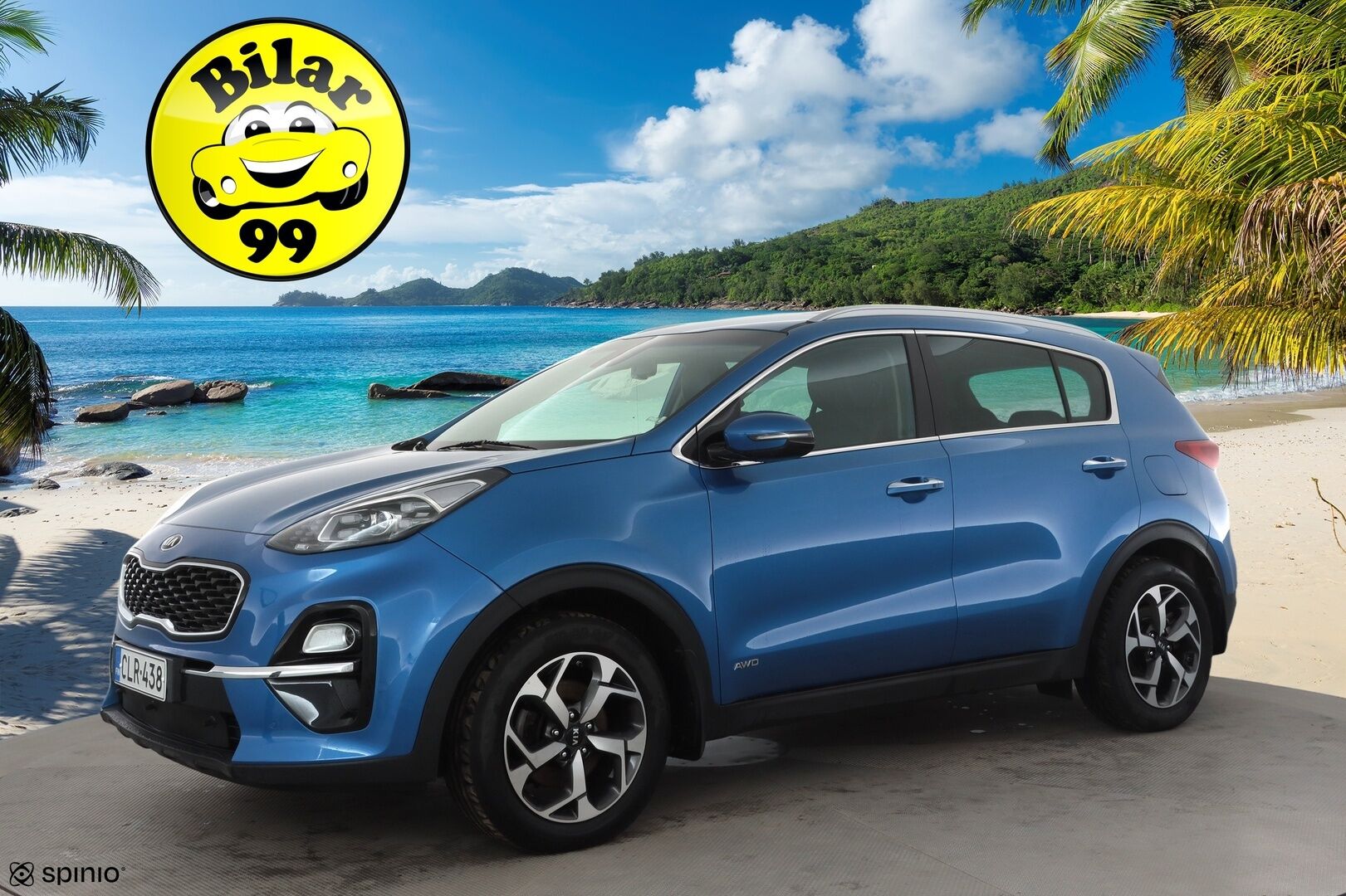 Kia Sportage 2019 1,6 CRDi ISG AWD EX DCT A/T EcoDynamics * Webasto / Koukku / P.Kamera / LED / Navi / Keyless * - Suomi-auto / Kahdet renkaat aluvanteilla