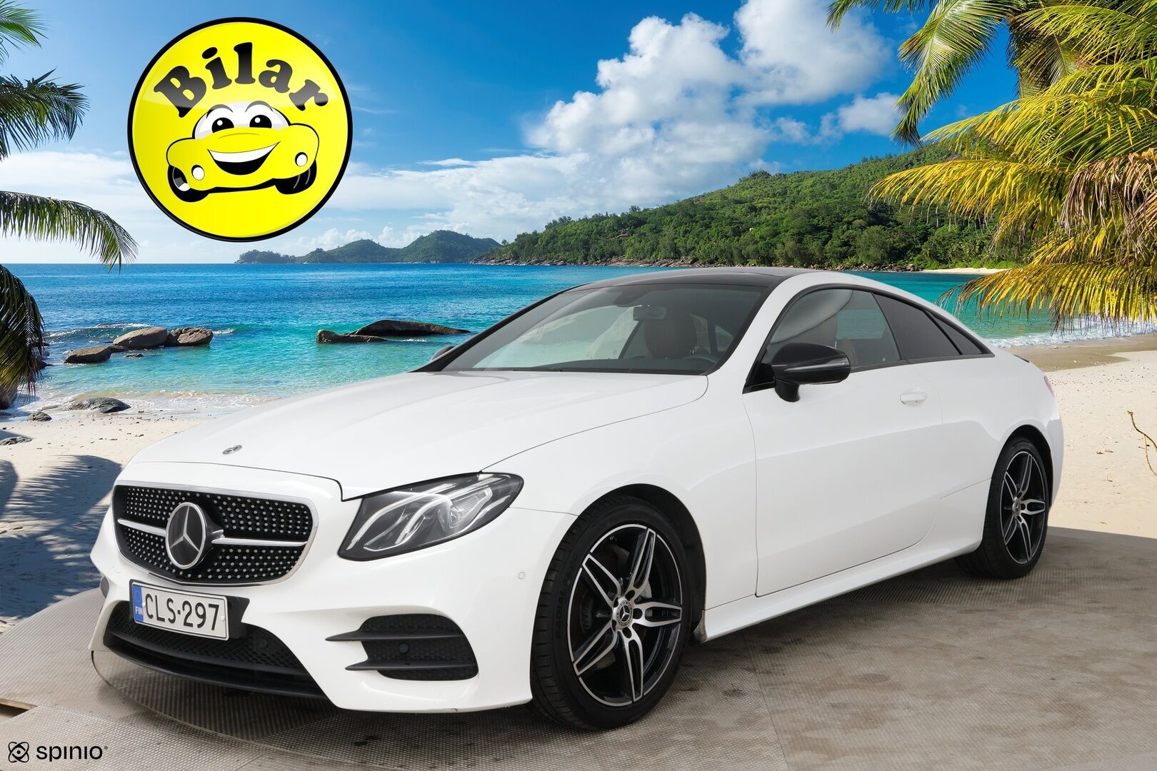 Mercedes-Benz E 2018 220 d A Coupé 9G AMG - | Distronic+ | Burmester | Webasto | Kattoluukku | P-Kamera | Night -paketti | Ambient | LED High Perf