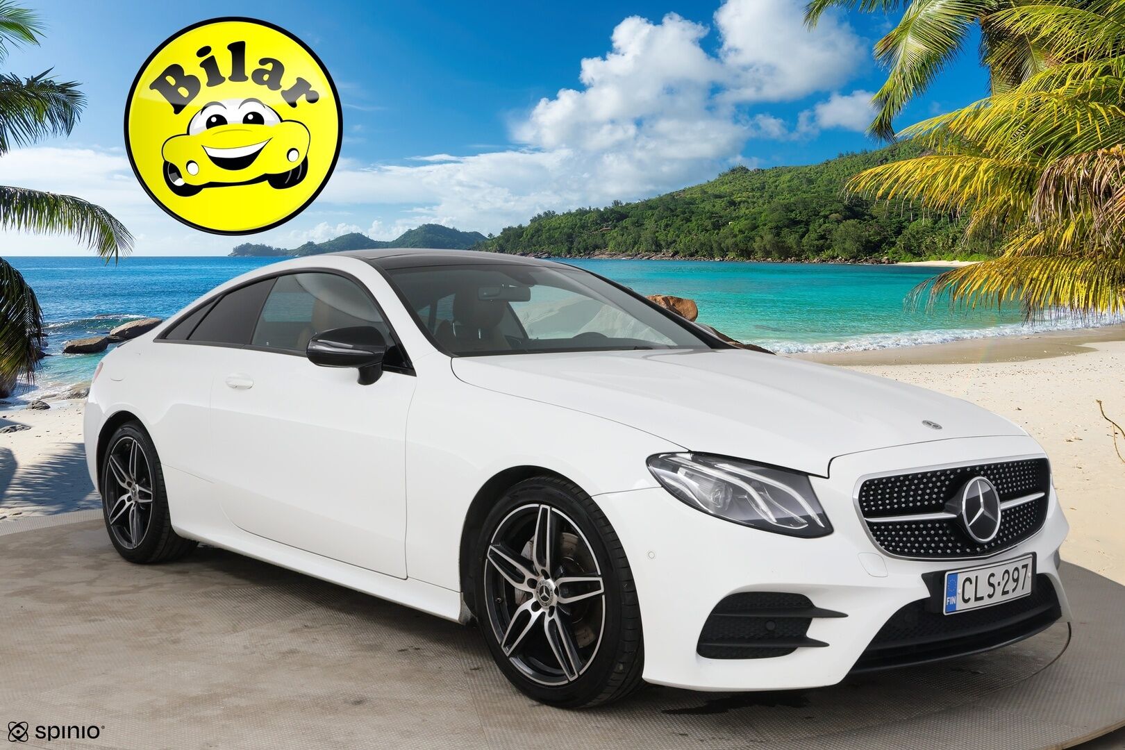 Mercedes-Benz E 2018 220 d A Coupé 9G AMG - | Distronic+ | Burmester | Webasto | Kattoluukku | P-Kamera | Night -paketti | Ambient | LED High Perf