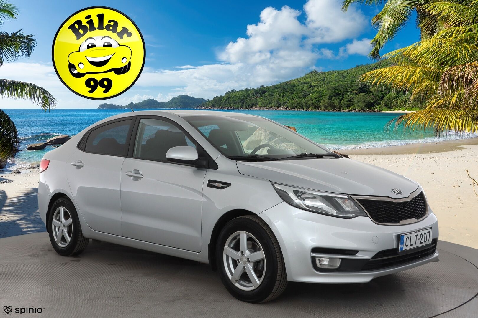 Kia Rio 2016 1,4 ISG EX Sedan * Automaattinen Ilmastointi / Pioneerin mankka / Kahdet Renkaat / Juuri Huollettu* - HULLUT AVAJAISHULINAT KORKOTARJOUS 3,29 %