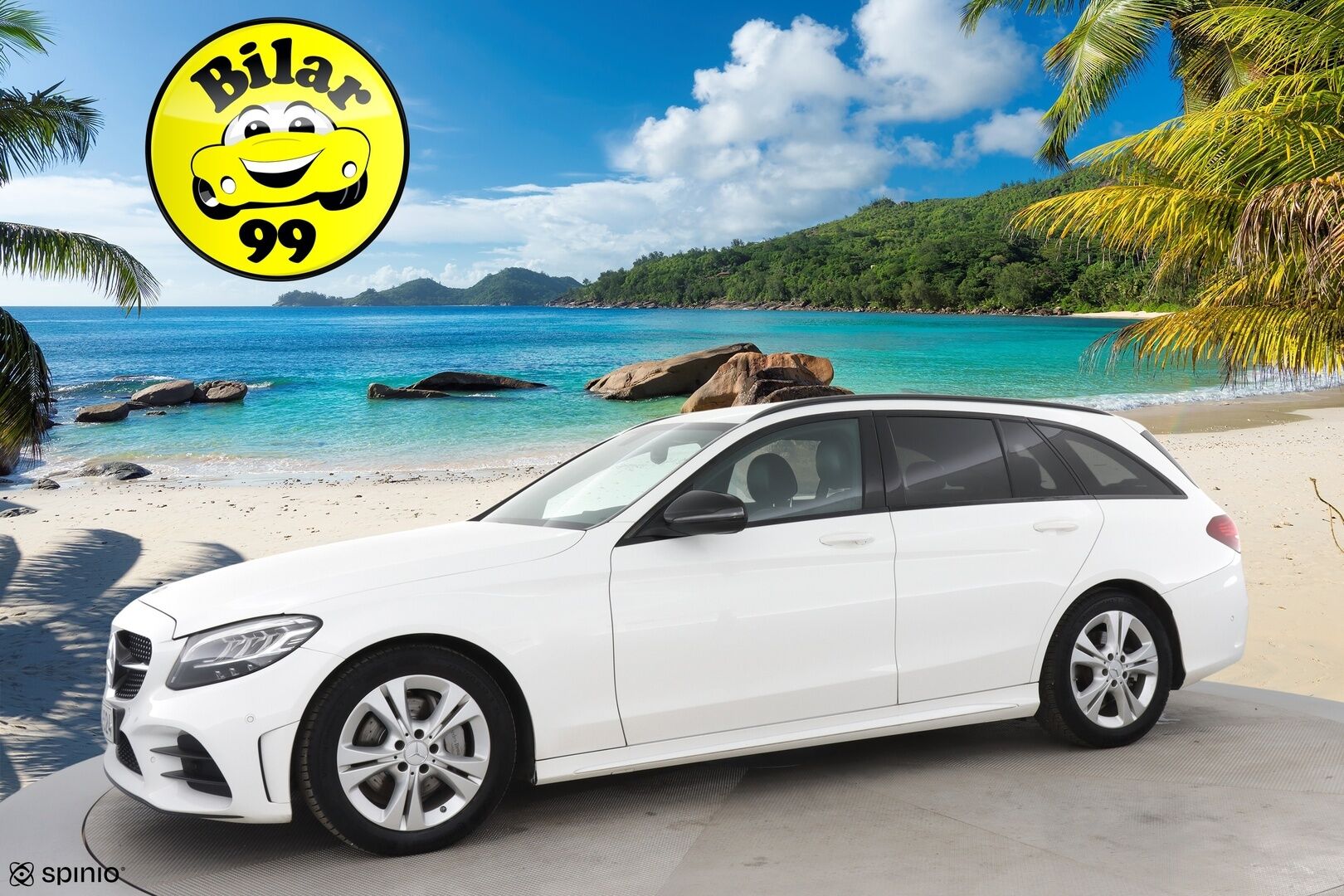 Mercedes-Benz C 2019 180 T A Business AMG * Vakkari / Digimittaristo / P.kamera / Nahkasisusta / Multibeam LED / Sähköpenkit * - Huippusiisti / Kattavasti varusteltu / Hyvin pidetty! - HULLUT AVAJAISHULINAT KORKOTARJOUS 3,29 %