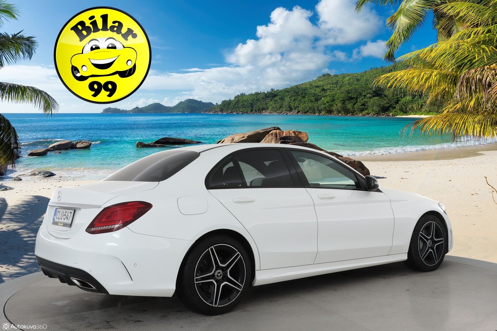 Mercedes-Benz C 2019 180 A Business AMG **Facelift / Digimittaristo / Night-paketti / Ruskeat sporttinahat / P.kamera** - Suomi-auto / LED High Performance / Navi
