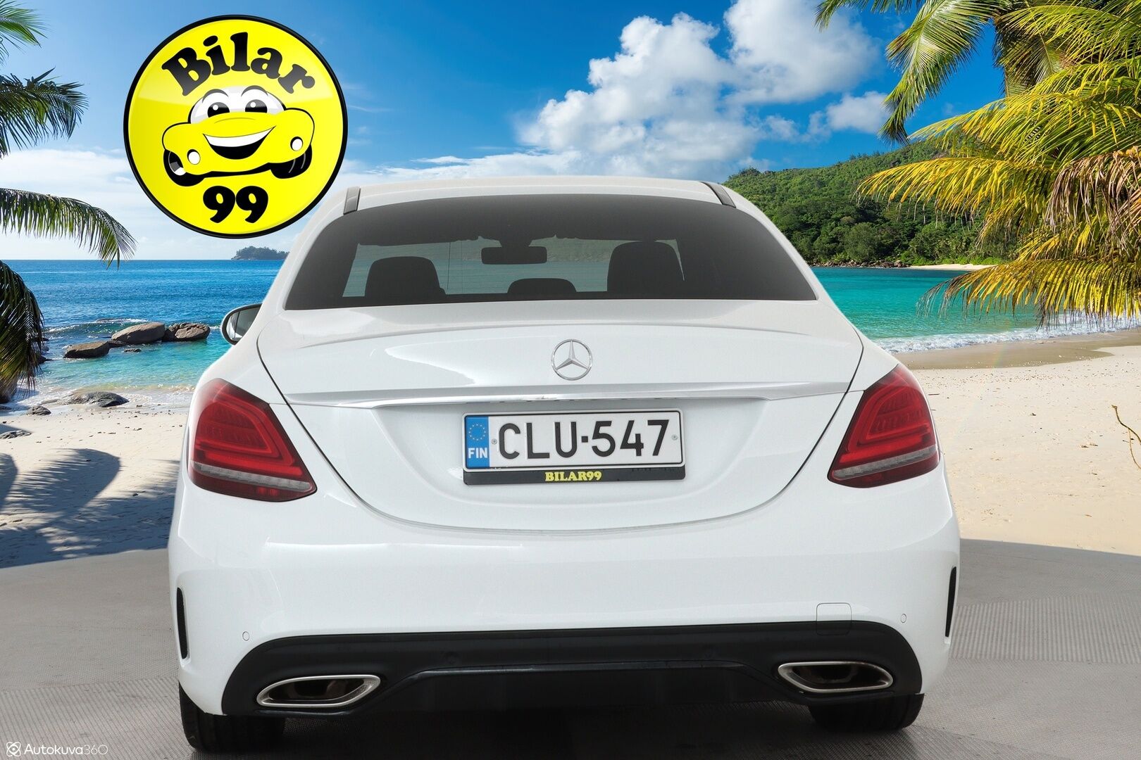 Mercedes-Benz C 2019 180 A Business AMG **Facelift / Digimittaristo / Night-paketti / Ruskeat sporttinahat / P.kamera** - Suomi-auto / LED High Performance / Navi