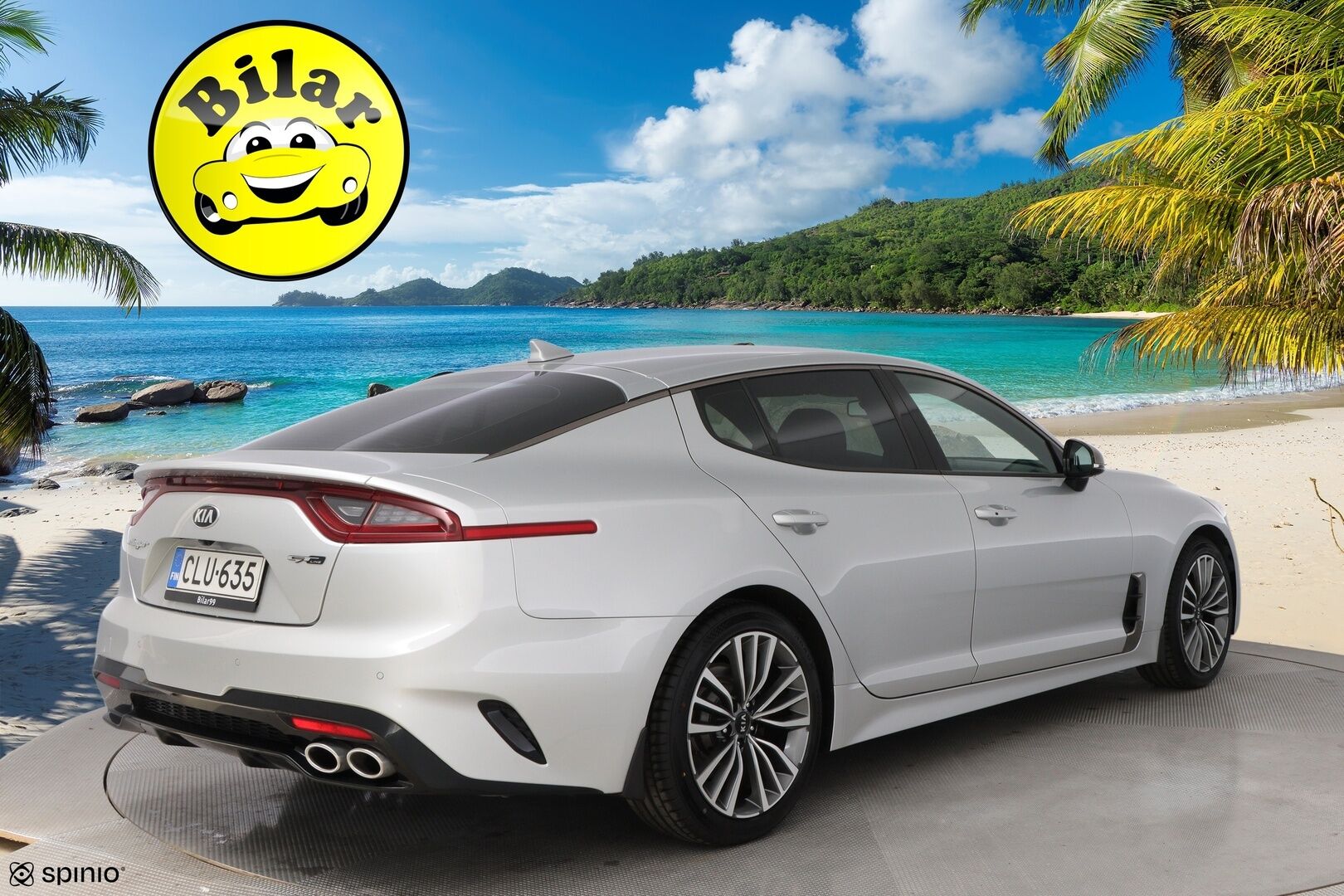 Kia Stinger 2020 2,2 CRDi SCR RWD GT-Line Edition A/T - Adapt.Vakkari | HUD | Ilmastoidut Nahat | Peruutuskamera | KeylessGo | LED | Muistipenkki | Suomiauto | Lohko & Sisäpistoke | Merkkihuollettu 