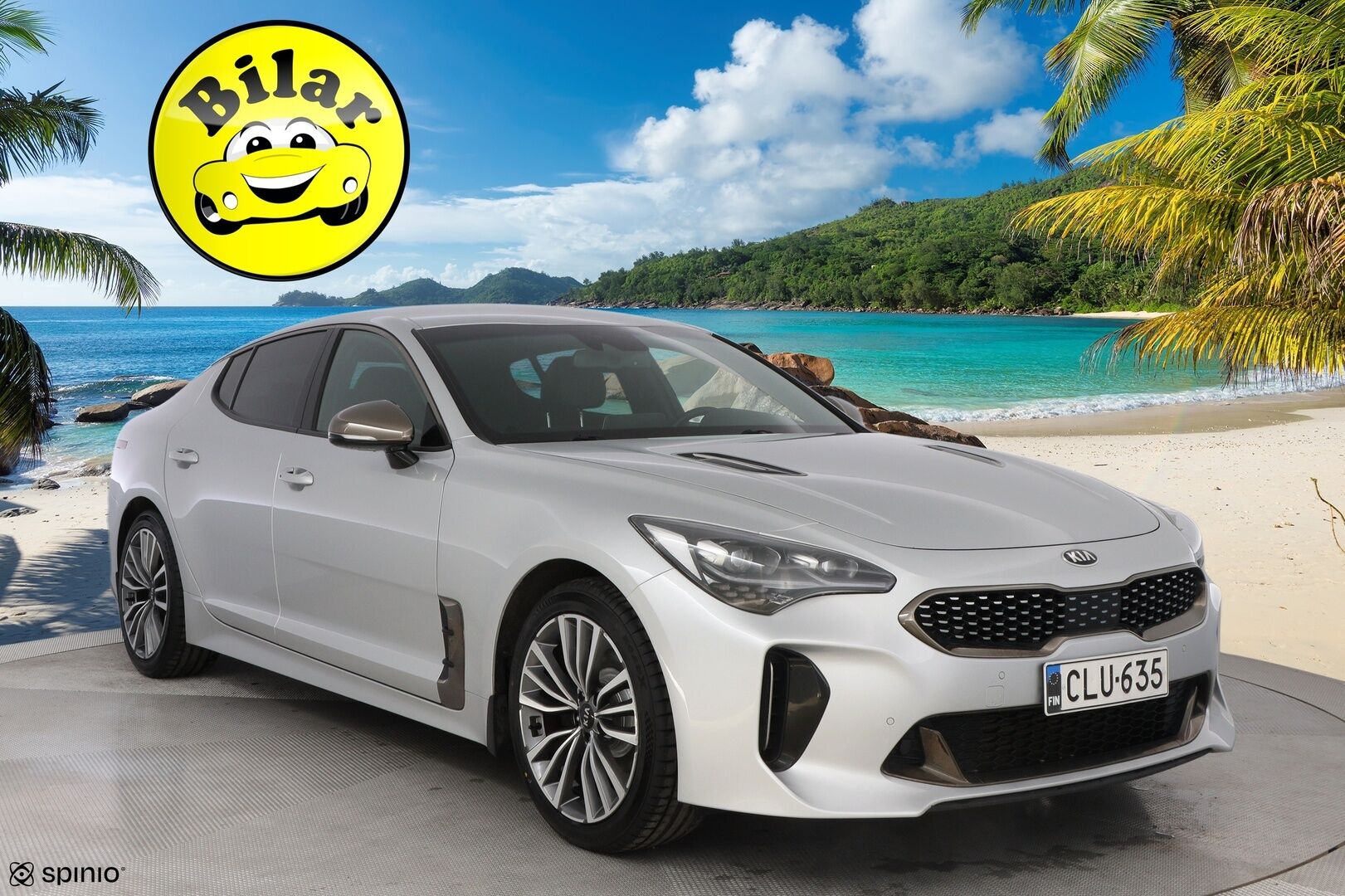 Kia Stinger 2020 2,2 CRDi SCR RWD GT-Line Edition A/T - Adapt.Vakkari | HUD | Ilmastoidut Nahat | Peruutuskamera | KeylessGo | LED | Muistipenkki | Suomiauto | Lohko & Sisäpistoke | Merkkihuollettu 