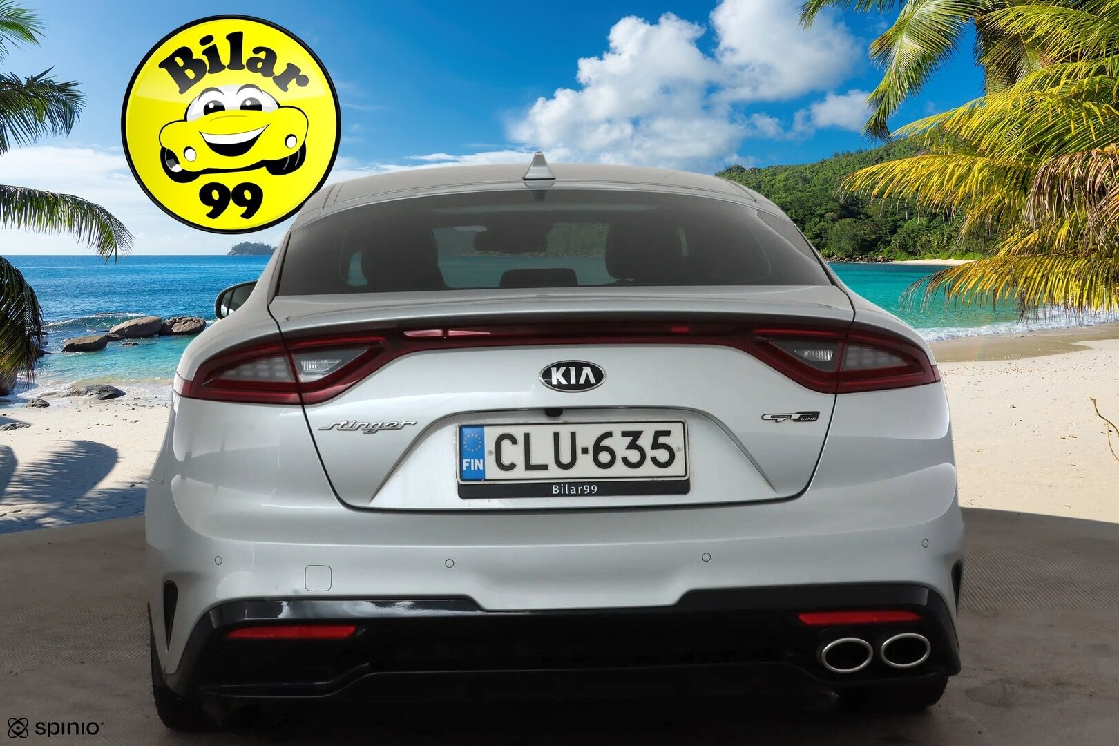 Kia Stinger 2020 2,2 CRDi SCR RWD GT-Line Edition A/T * Adapt.Vakkari / HUD / Ilmastoidut Nahat / Peruutuskamera / KeylessGo / LED / Muistipenkki - Suomiauto / Lohko & Sisäpistoke / Merkkihuollettu!