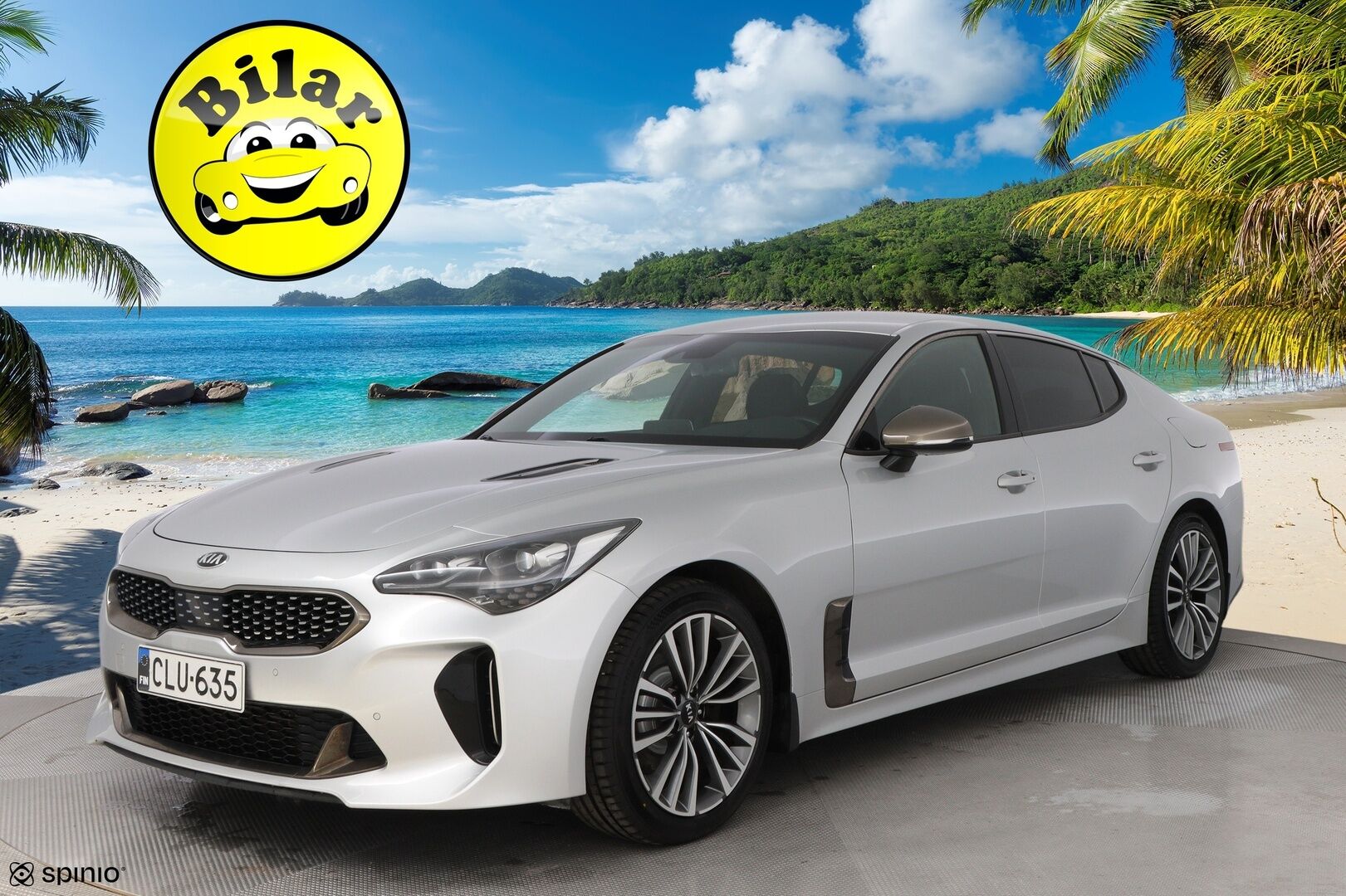 Kia Stinger 2020 2,2 CRDi SCR RWD GT-Line Edition A/T - Adapt.Vakkari | HUD | Ilmastoidut Nahat | Peruutuskamera | KeylessGo | LED | Muistipenkki | Suomiauto | Lohko & Sisäpistoke | Merkkihuollettu 