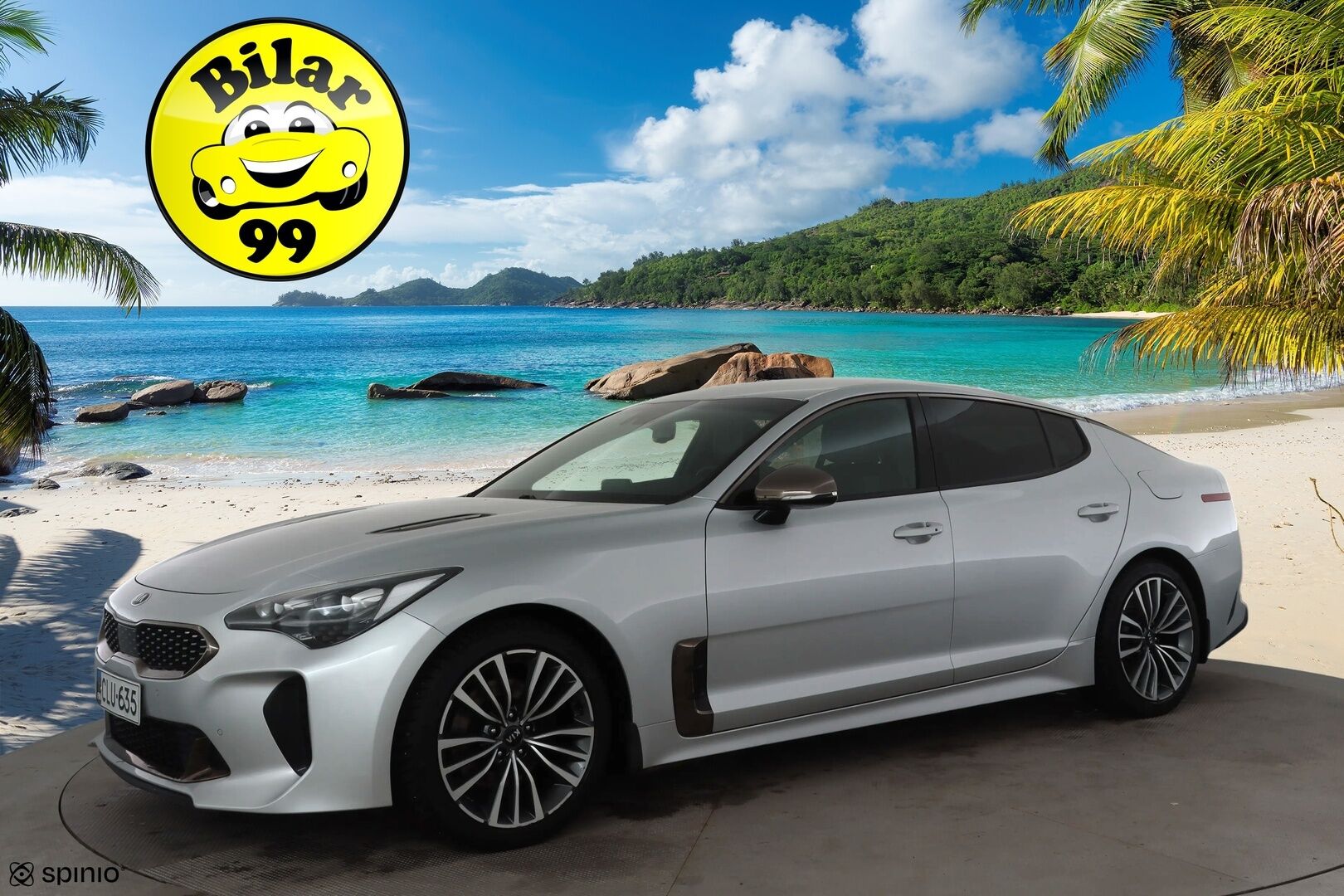 Kia Stinger 2020 2,2 CRDi SCR RWD GT-Line Edition A/T - Adapt.Vakkari | HUD | Ilmastoidut Nahat | Peruutuskamera | KeylessGo | LED | Muistipenkki | Suomiauto | Lohko & Sisäpistoke | Merkkihuollettu 