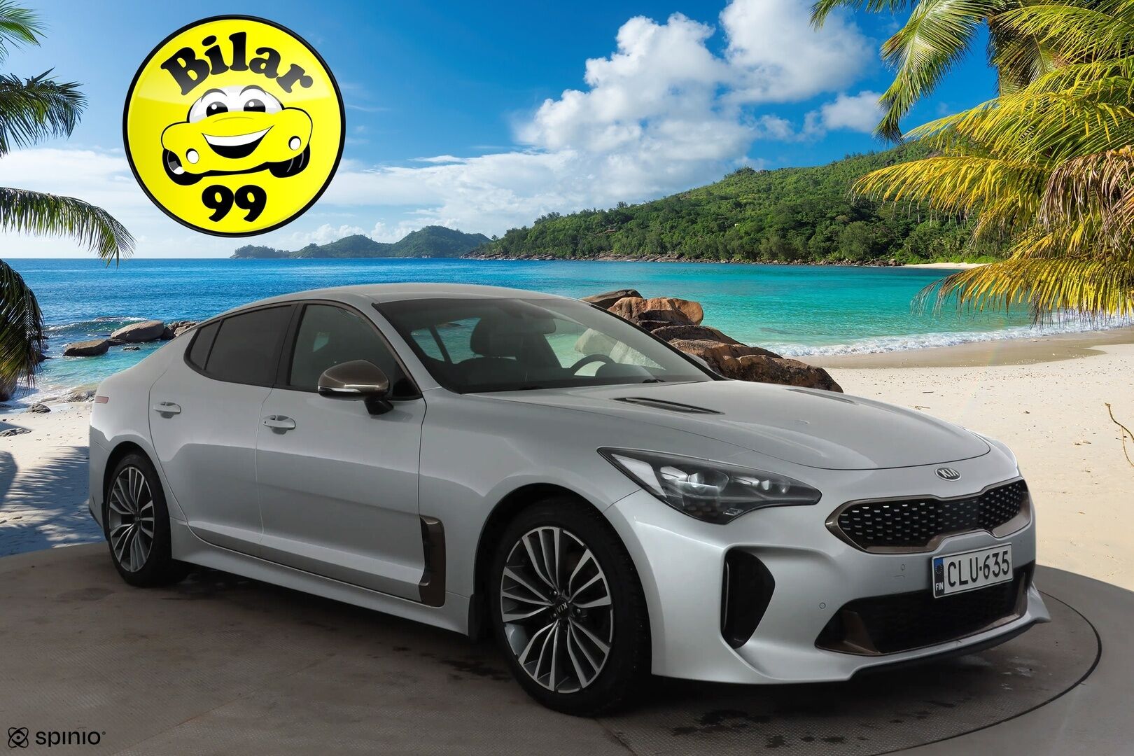 Kia Stinger 2020 2,2 CRDi SCR RWD GT-Line Edition A/T * Adapt.Vakkari / HUD / Ilmastoidut Nahat / Peruutuskamera / KeylessGo / LED / Muistipenkki - Suomiauto / Lohko & Sisäpistoke / Merkkihuollettu!