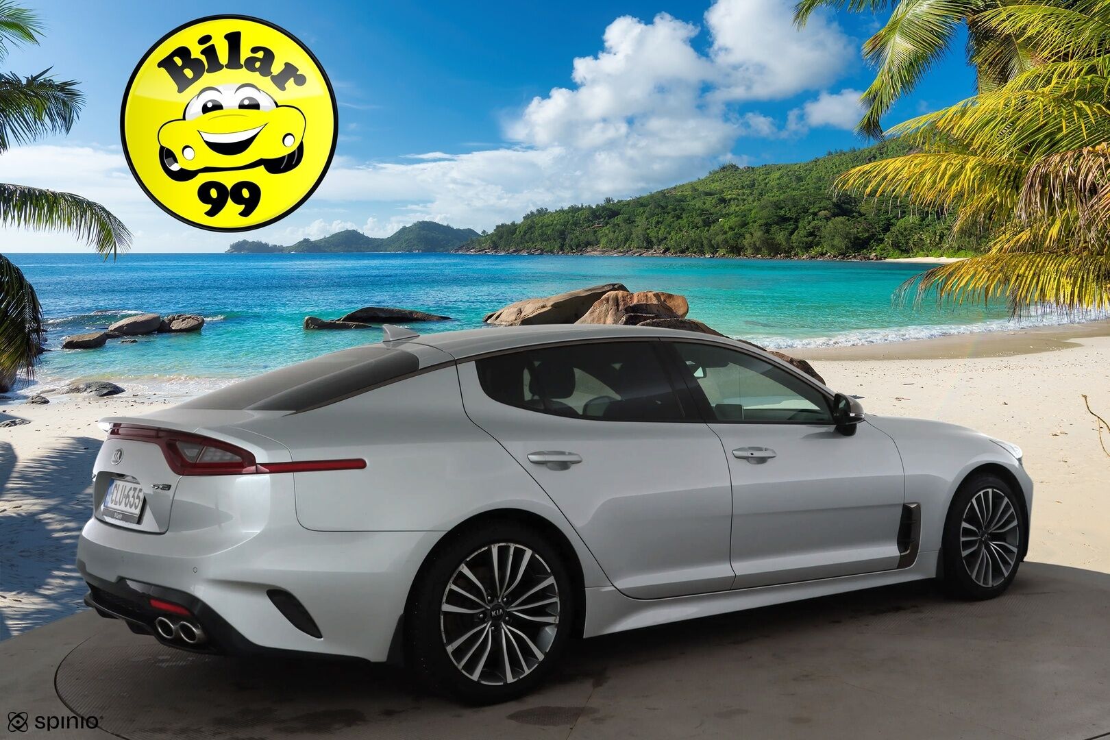 Kia Stinger 2020 2,2 CRDi SCR RWD GT-Line Edition A/T * ACC / HUD / P.kamera / LED / Navi / Muistipenkki / Ilmastoidut nahat / KeylessGo * - Lohko+Sisä / Suomi-auto / Kahdet renkaat aluvanteilla / Merkkihuollettu