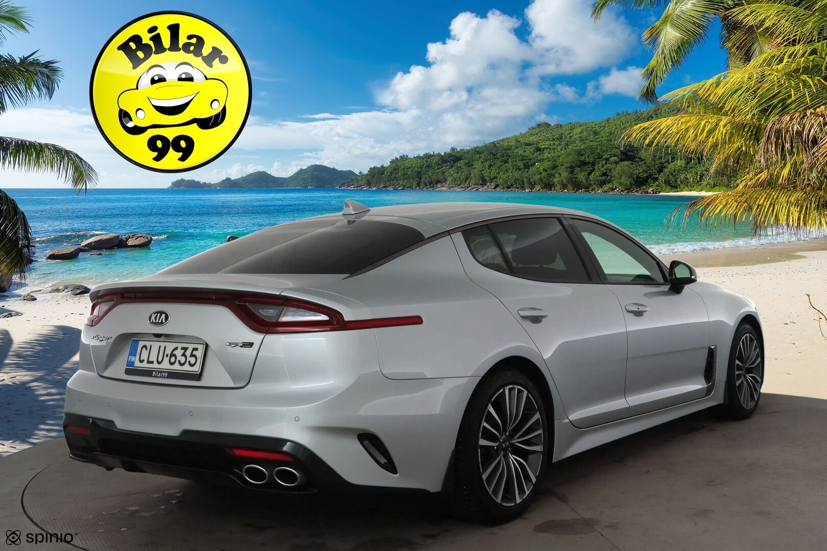 Kia Stinger 2020 2,2 CRDi SCR RWD GT-Line Edition A/T - Adapt.Vakkari | HUD | Ilmastoidut Nahat | Peruutuskamera | KeylessGo | LED | Muistipenkki | Suomiauto | Lohko & Sisäpistoke | Merkkihuollettu 