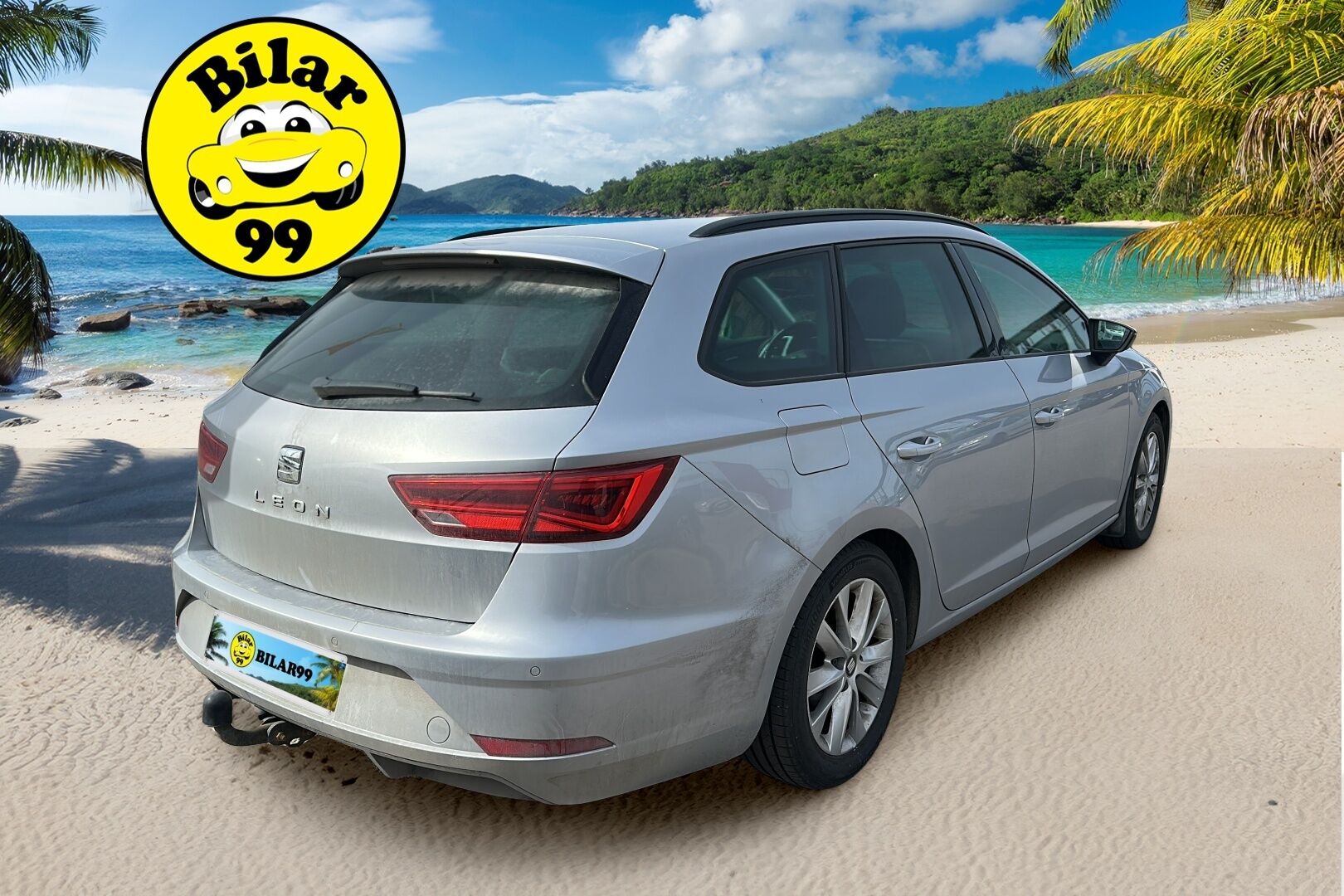 Seat Leon ST 2019 1,0 TSI 115 Ecomotive Style Business DSG * / Vetokoukku / Vakkari / Suomi-auto / Digimittari / Tutkat / * - Juuri huollettu Suomi-auto vetokoukulla
