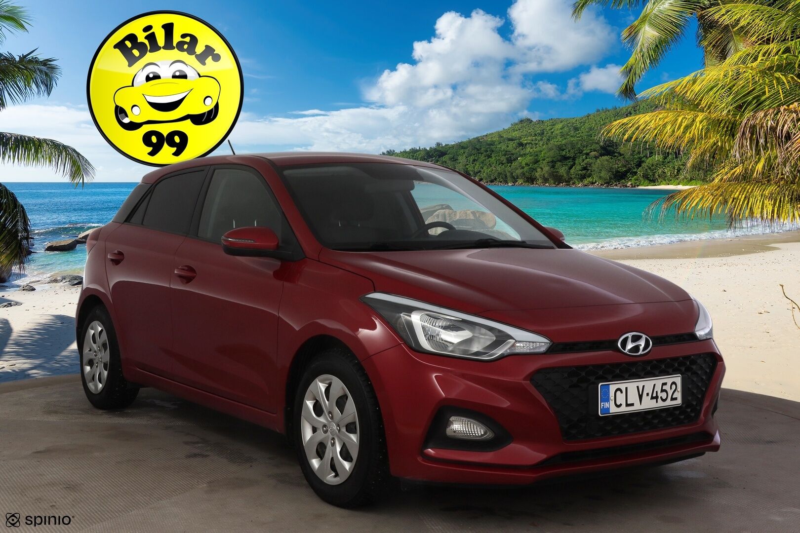 Hyundai i20 Hatchback 2019 1,0 T-GDI 100 hv 5MT Fresh W * Ratinlämmitin / AUX / Lohkolämmitin * - * 1-om Suomi-auto / Merkkiliikkeen huoltokirja *