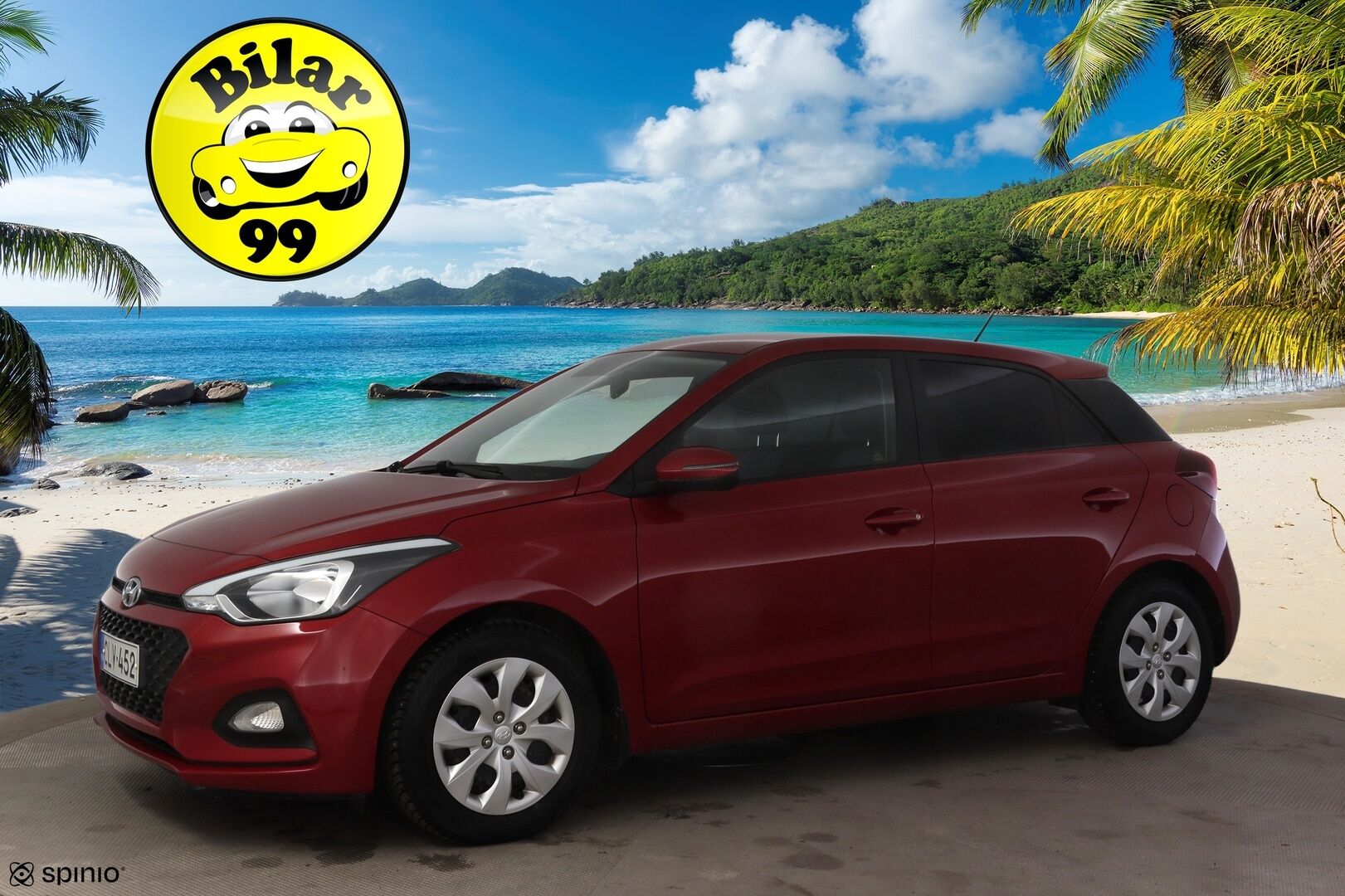 Hyundai i20 Hatchback 2019 1,0 T-GDI 100 hv 5MT Fresh W * Ratinlämmitin / AUX / Lohkolämmitin * - * 1-om Suomi-auto / Merkkiliikkeen huoltokirja *