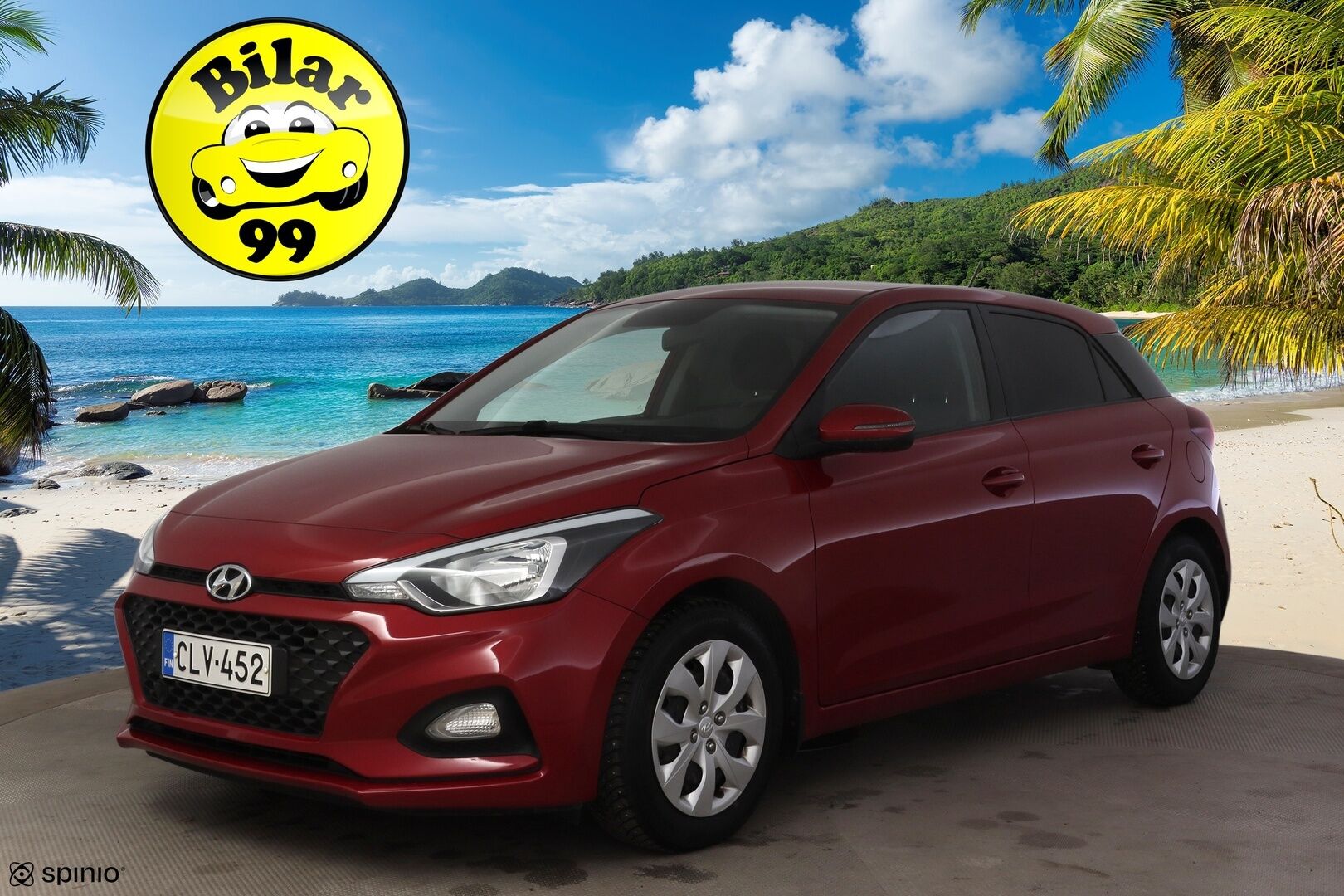 Hyundai i20 Hatchback 2019 1,0 T-GDI 100 hv 5MT Fresh W * Ratinlämmitin / AUX / Lohkolämmitin * - * 1-om Suomi-auto / Merkkiliikkeen huoltokirja *