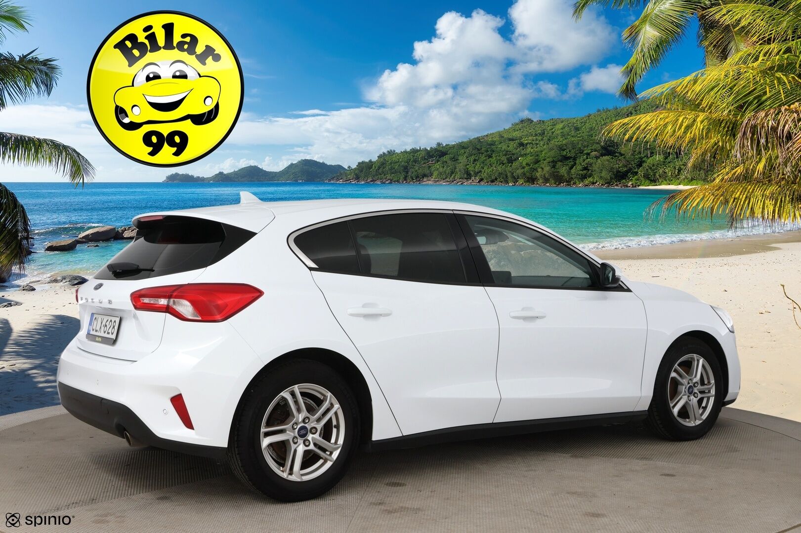 Ford Focus 2018 1,0 EcoBoost 125 hv M6 Trend 5-ovinen  / Kaistavahti / Vakkari / Ratinlämmitys / Tutkat / Apple&Android - Facelift malli! / Siisti Suomi-auto kaksilla hyvillä renkailla! / Ketju vaihdettu!
