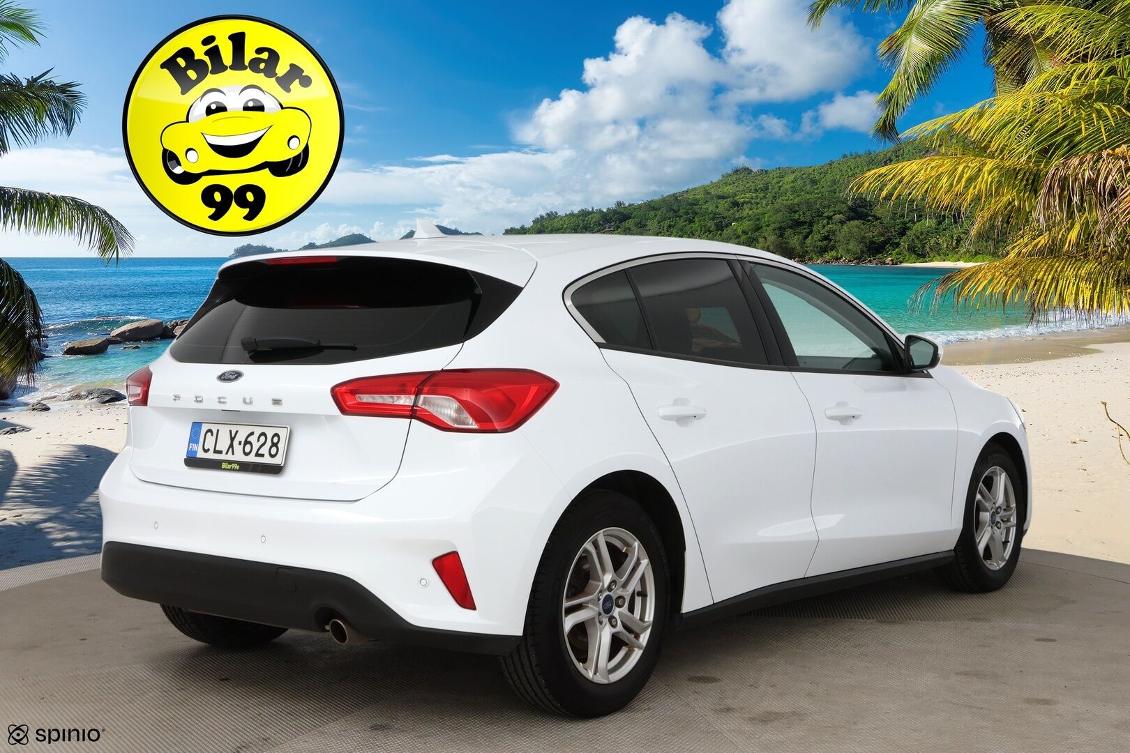Ford Focus 2018 1,0 EcoBoost 125 hv M6 Trend 5-ovinen  / Kaistavahti / Vakkari / Ratinlämmitys / Tutkat / Apple&Android - Facelift malli! / Siisti Suomi-auto kaksilla hyvillä renkailla! / Ketju vaihdettu!