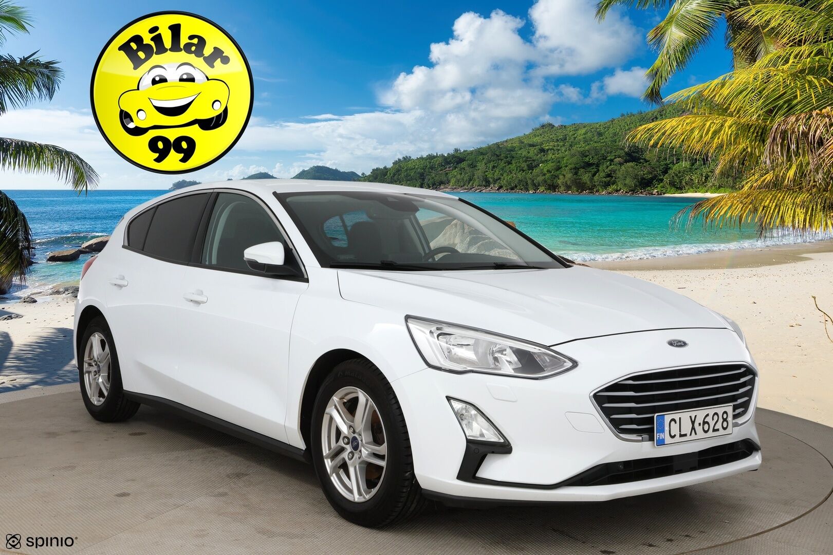 Ford Focus 2018 1,0 EcoBoost 125 hv M6 Trend 5-ovinen  / Kaistavahti / Vakkari / Ratinlämmitys / Tutkat / Apple&Android - Facelift malli! / Siisti Suomi-auto kaksilla hyvillä renkailla! / Ketju vaihdettu!