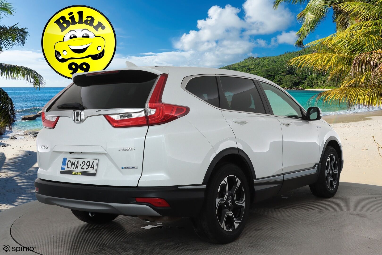 Honda CR-V 2019 Hybrid Elegance AWD AT *ACC / Kamera / KeylessGo / LED / Navi / Apple&Android* - 3,99 % KORKOTARJOUS TÄHÄN AUTOON 31.8. ASTI! - Suomi-auto / Kahdet OEM Vanteet 