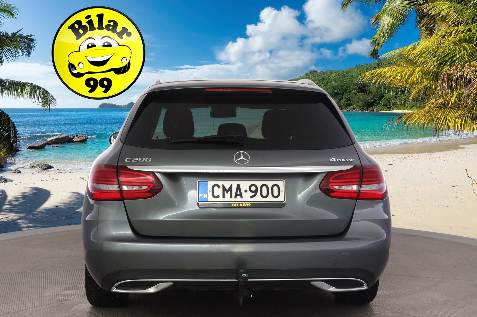 Mercedes-Benz C 2019 200 4Matic T A Business Avantgarde ** Lohko+sisäp / Facelift! / Multibeam LED / Vetokoukku / P.kamera / Sporttipenkit ** - Osta itsellesi tilava ja taloudellinen juuri merkkihuollettu C-sarjan Mercedes vetokoukulla, lohkolämmittimellä ja kahdella hyvällä rengassarjalla! 