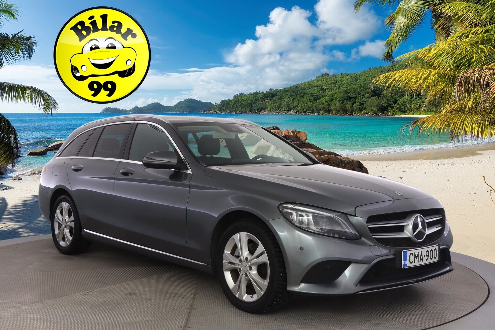 Mercedes-Benz C 2019 200 4Matic T A Business Avantgarde ** Lohko+sisäp / Facelift! / Multibeam LED / Vetokoukku / P.kamera / Sporttipenkit ** - Osta itsellesi tilava ja taloudellinen juuri merkkihuollettu C-sarjan Mercedes vetokoukulla, lohkolämmittimellä ja kahdella hyvällä rengassarjalla! 