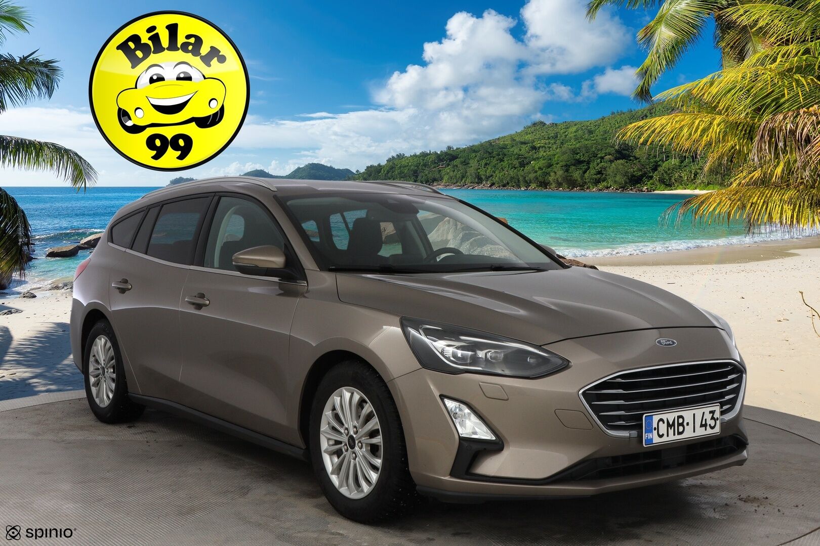Ford Focus 2019 1,0 EcoBoost 125hv A8 Titanium Wagon * Webasto / Bang&Olufsen / Adapt.Vakkari / Navi / Adapt.LED / Kaistavahti - Suomiauto / 2x Renkaat aluvantein / Jakopää Ketjulla / Supervarusteet!