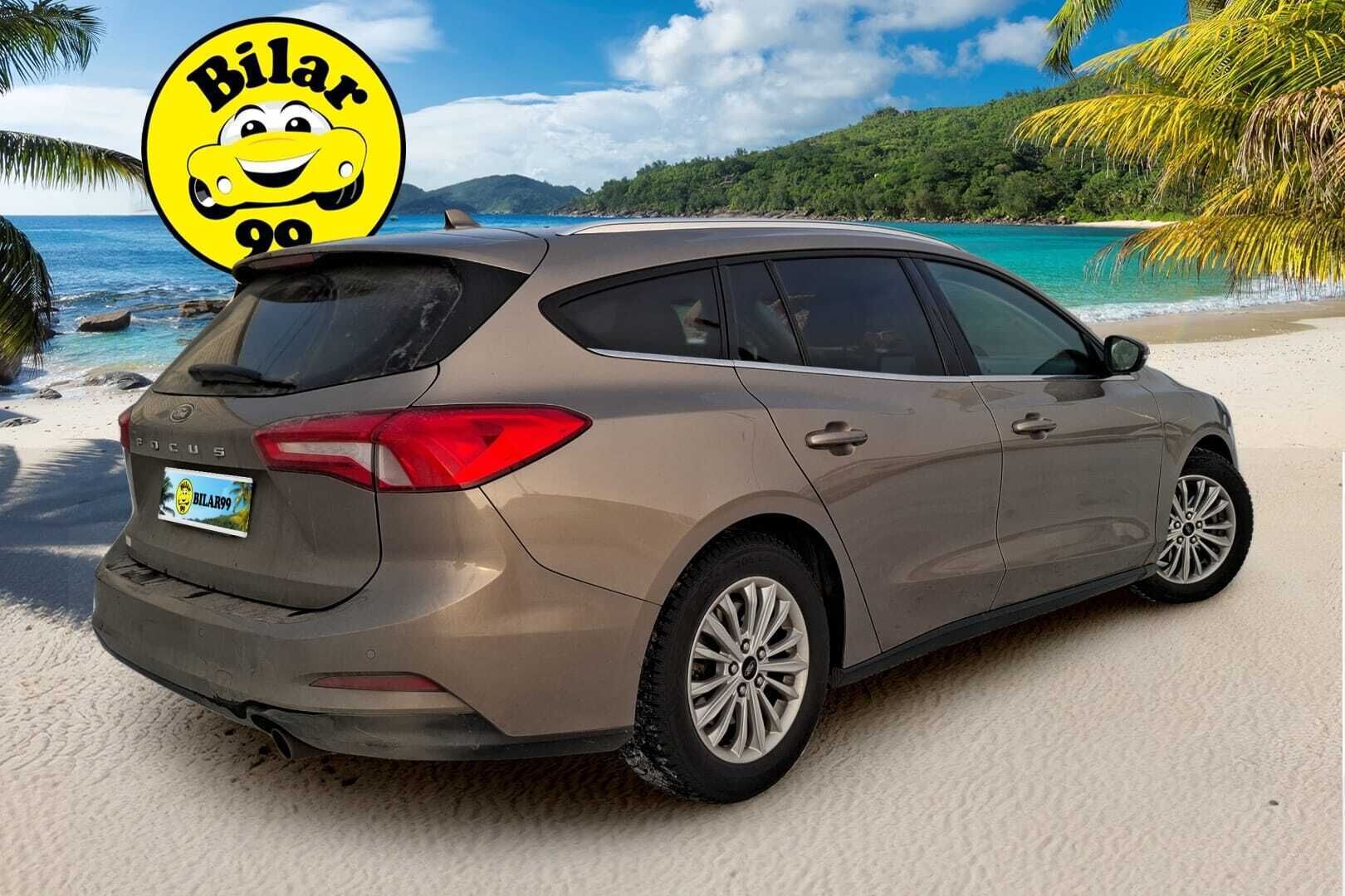 Ford Focus 2019 1,0 EcoBoost 125hv A8 Titanium Wagon * Webasto / Bang&Olufsen / Adapt.Vakkari / Navi / Adapt.LED / Kaistavahti - Suomiauto / 2x Renkaat aluvantein / Jakopää Ketjulla / Supervarusteet!