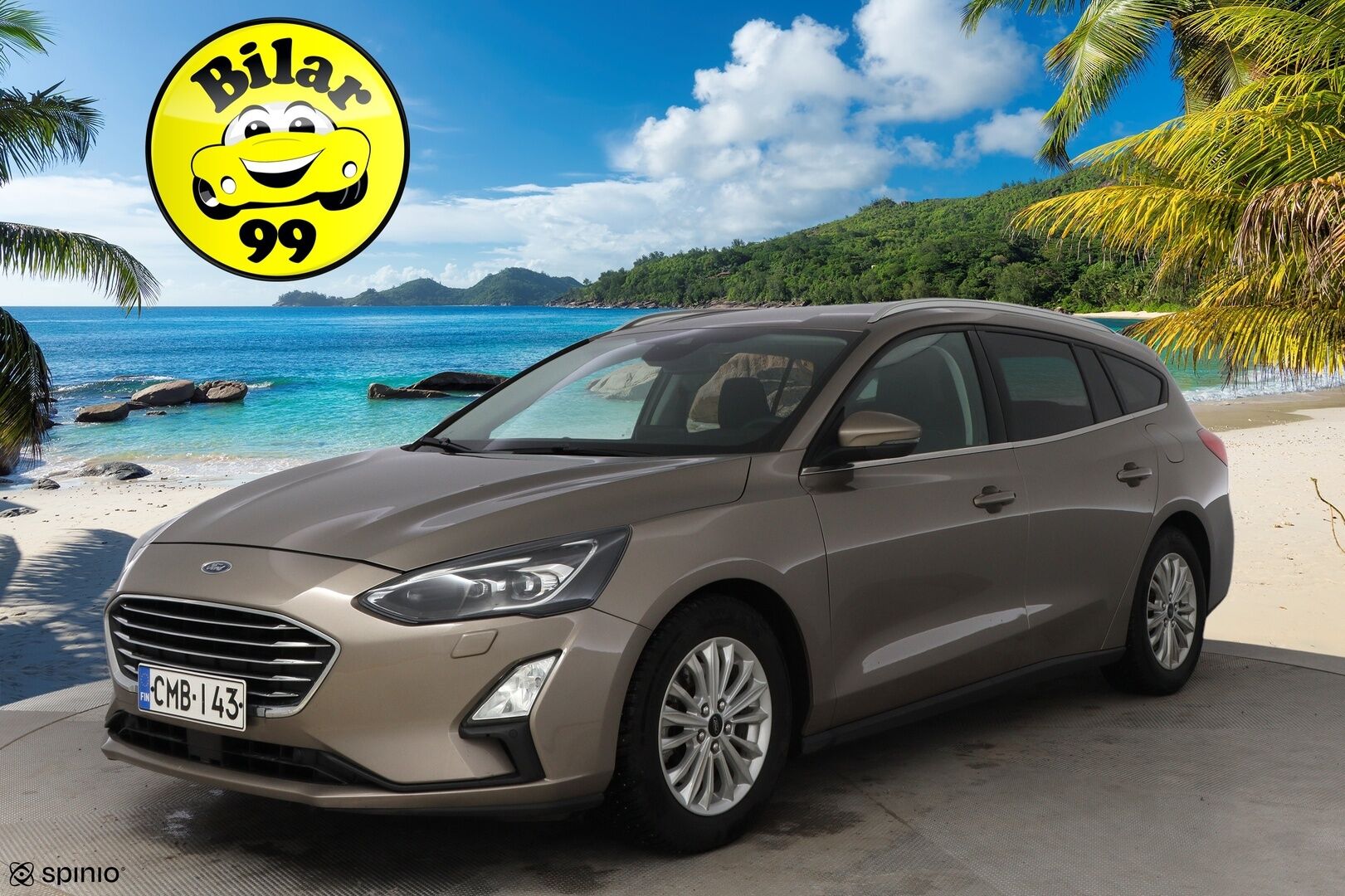 Ford Focus 2019 1,0 EcoBoost 125hv A8 Titanium Wagon * Webasto / Bang&Olufsen / Adapt.Vakkari / Navi / Adapt.LED / Kaistavahti - Suomiauto / 2x Renkaat aluvantein / Jakopää Ketjulla / Supervarusteet!