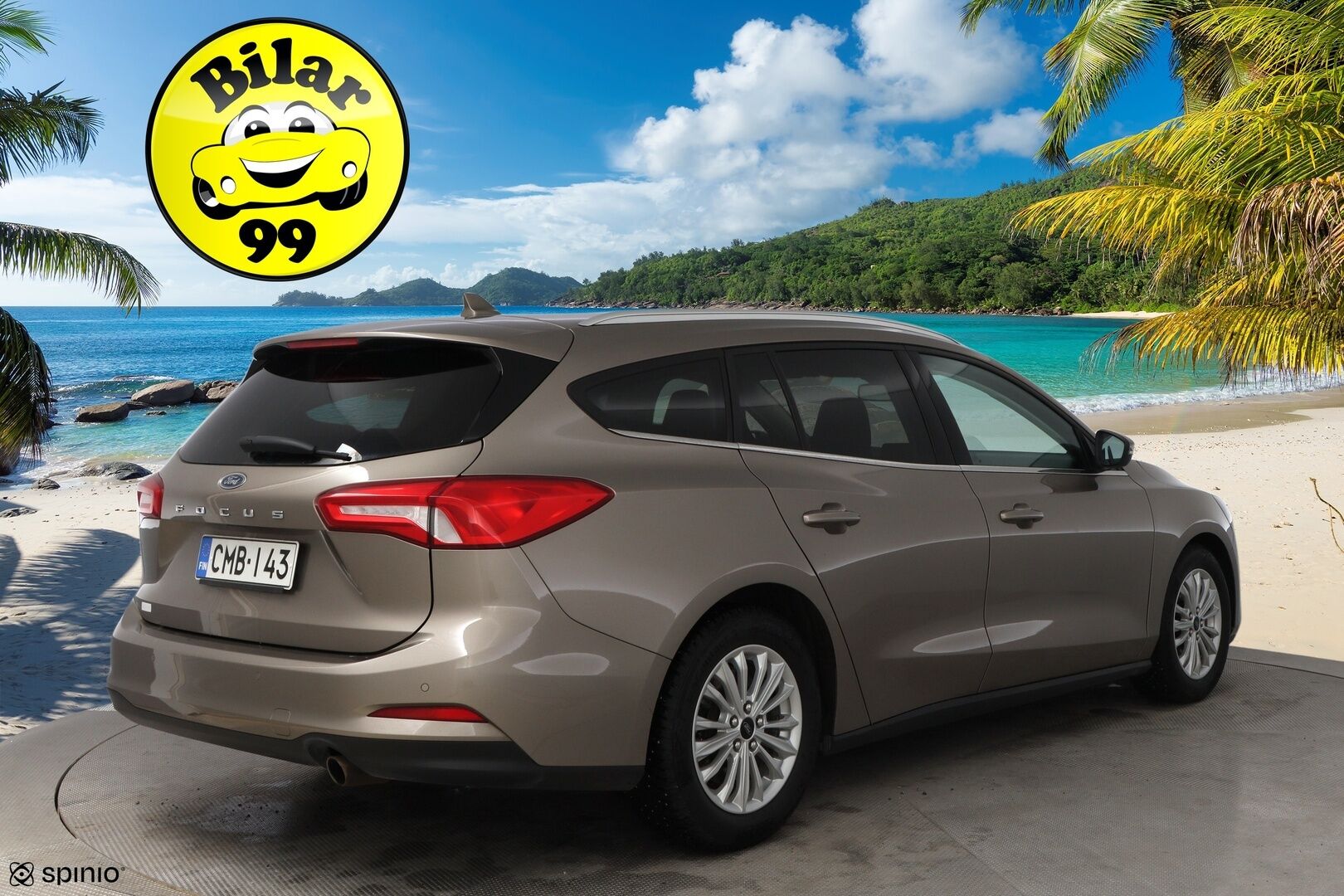 Ford Focus 2019 1,0 EcoBoost 125hv A8 Titanium Wagon * Webasto / Bang&Olufsen / Adapt.Vakkari / Navi / Adapt.LED / Kaistavahti - Suomiauto / 2x Renkaat aluvantein / Jakopää Ketjulla / Supervarusteet!