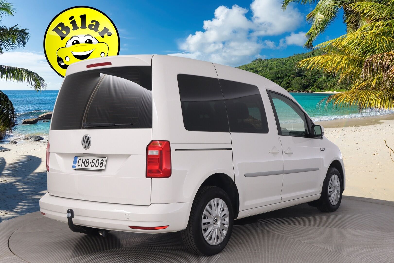 Volkswagen Caddy 2019 Trendline 2,0TDI 75 kW 5-Paik. - Webasto | Koukku | Vakkari | Bluetooth | 2x renkaat&vanteet | Suomi-auto