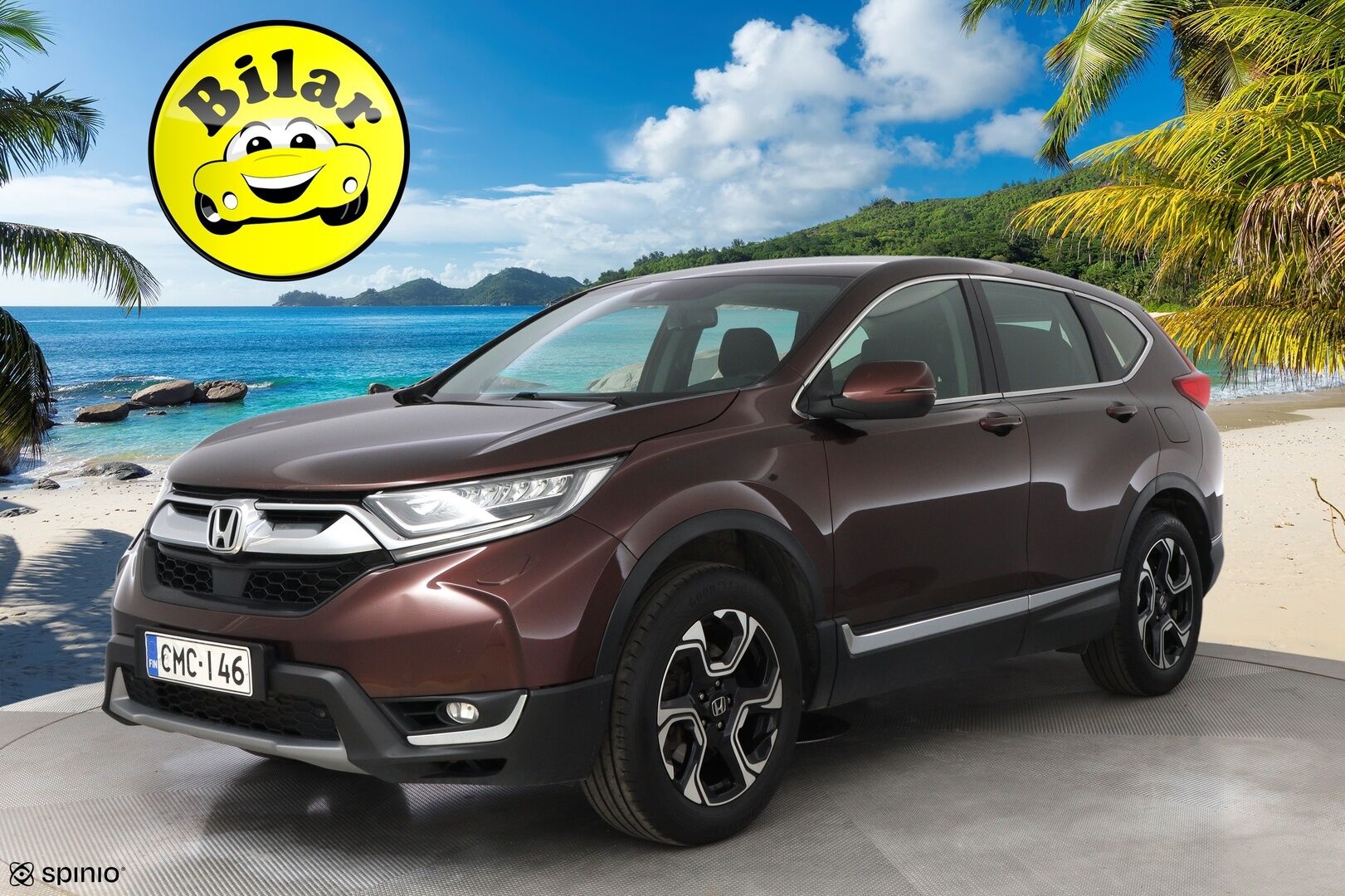 Honda CR-V 2019 Elegance AWD AT 193 hv - Suomiauto | Adapt.Vakkari | Koukku | Peruutuskamera | HiFi | LED | Navi | Apple&Android