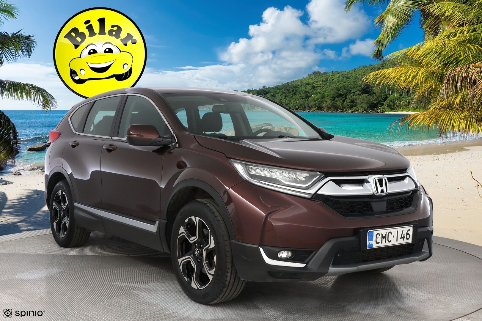 Honda CR-V 2019 Elegance AWD AT 193 hv - Suomiauto | Adapt.Vakkari | Koukku | Peruutuskamera | HiFi | LED | Navi | Apple&Android
