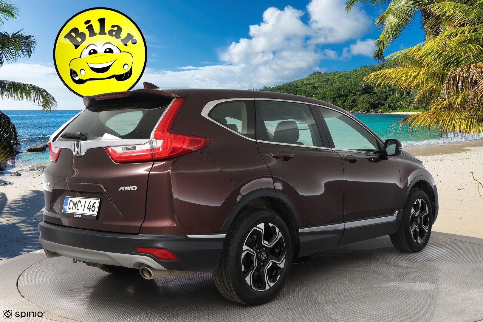 Honda CR-V 2019 Elegance AWD AT 193 hv - Suomiauto | Adapt.Vakkari | Koukku | Peruutuskamera | HiFi | LED | Navi | Apple&Android