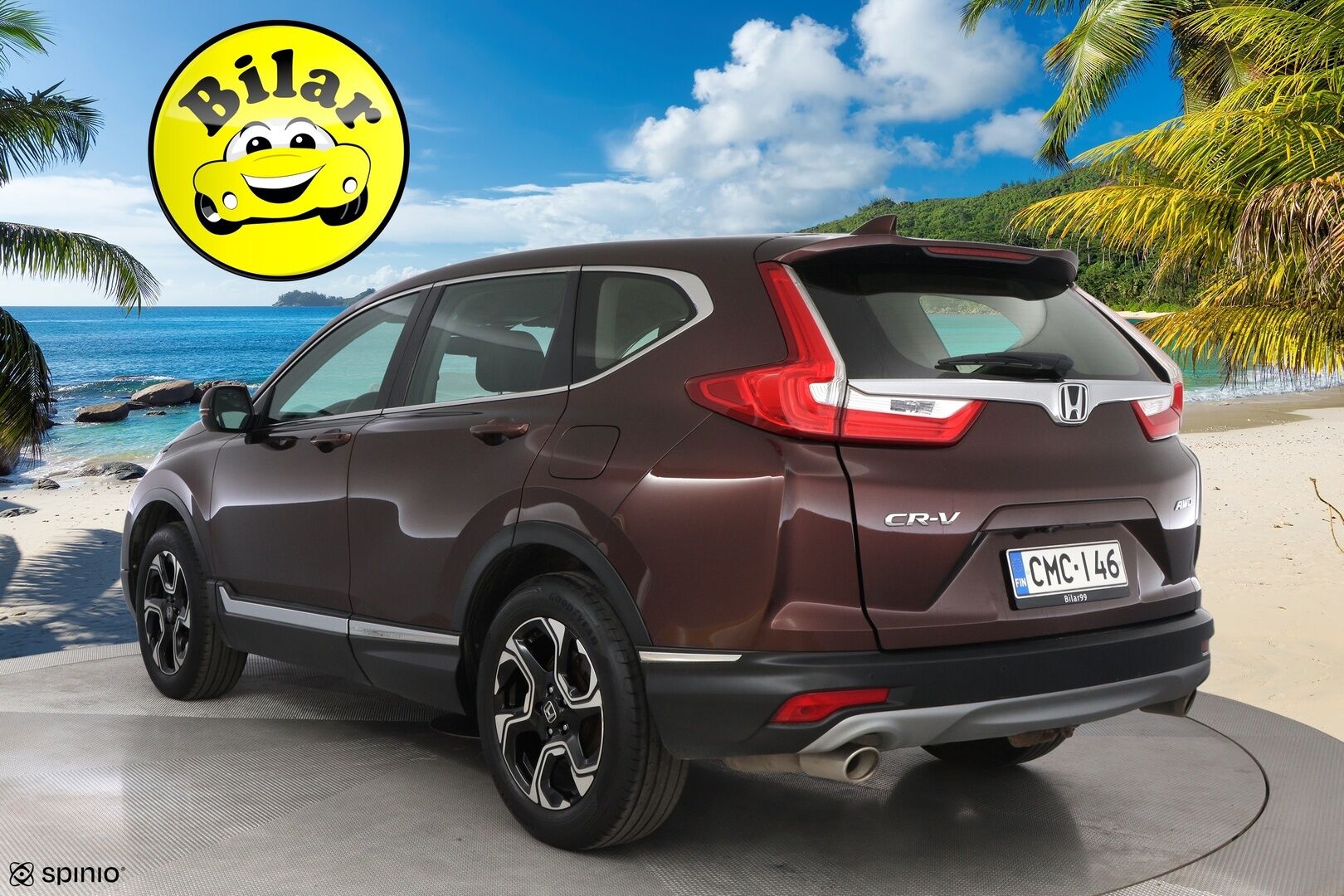 Honda CR-V 2019 Elegance AWD AT 193 hv - Suomiauto | Adapt.Vakkari | Koukku | Peruutuskamera | HiFi | LED | Navi | Apple&Android