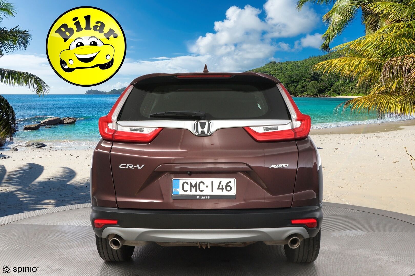 Honda CR-V 2019 Elegance AWD AT 193 hv - Suomiauto | Adapt.Vakkari | Koukku | Peruutuskamera | HiFi | LED | Navi | Apple&Android