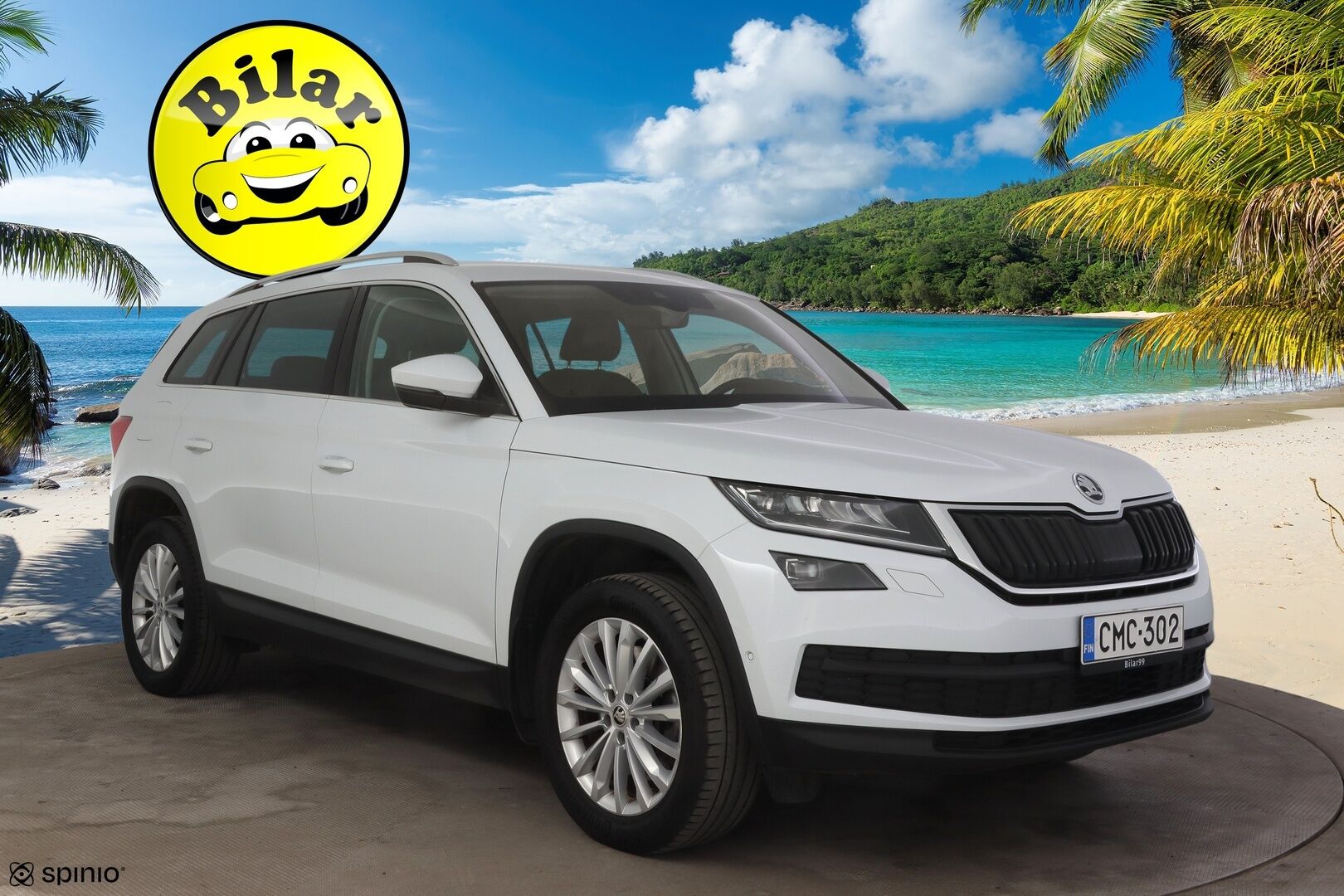 Skoda Kodiaq 2019 2,0 TSI 4x4 Style DSG Autom. - | Webasto | Koukku | ACC | LED | Ratinlämmitin | Pysäköinti avustin | Canton | Suomi-auto|