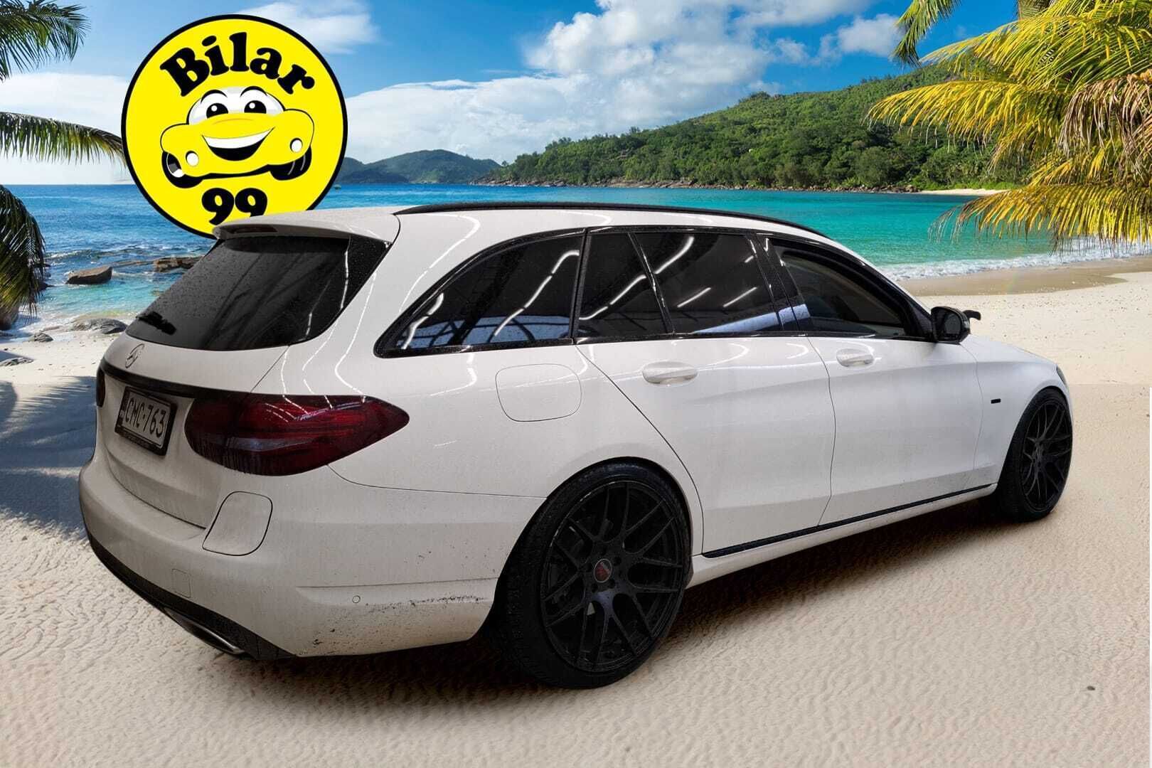 Mercedes-Benz C 2018 350e T A Edition Avantgarde * BLIS / Lane Assist / 360-Kamera / ILS / Panorama / HUD / Adapt.Vakkari / Burmester / Muistipenkit / Täysnahkasisusta! * - Todella kovilla varusteilla oleva näyttävä vähän ajettu yksilö / 2x Avain / S-luukku 