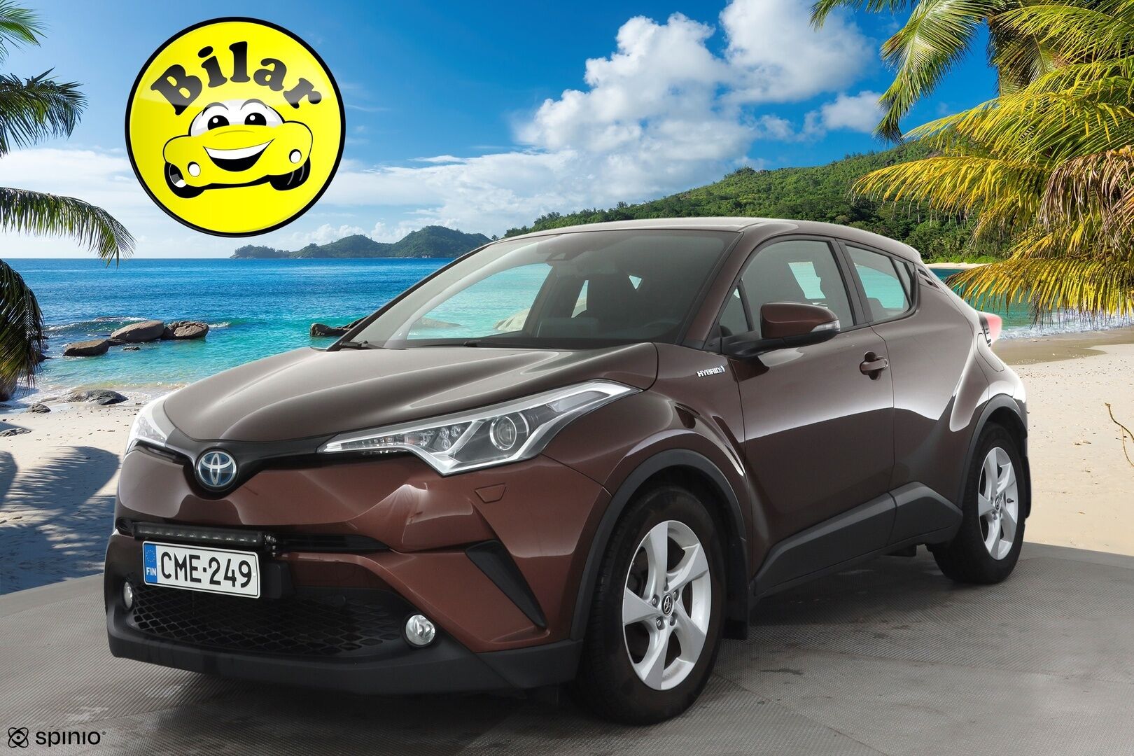 Toyota C-HR 2019 1,8 Hybrid Active Edition - | ACC | Koukku | Lohko+Sisä | P.Kamera | Navi | LED-lisä | Kaistavahti | Keyless | Suomi-auto | Kahdet renkaat aluvanteilla | Merkkihuollettu | 