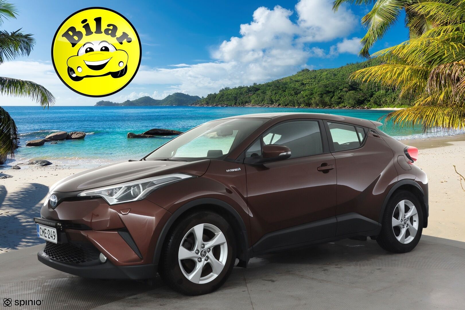 Toyota C-HR 2019 1,8 Hybrid Active Edition - | ACC | Koukku | Lohko+Sisä | P.Kamera | Navi | LED-lisä | Kaistavahti | Keyless | Suomi-auto | Kahdet renkaat aluvanteilla | Merkkihuollettu | 