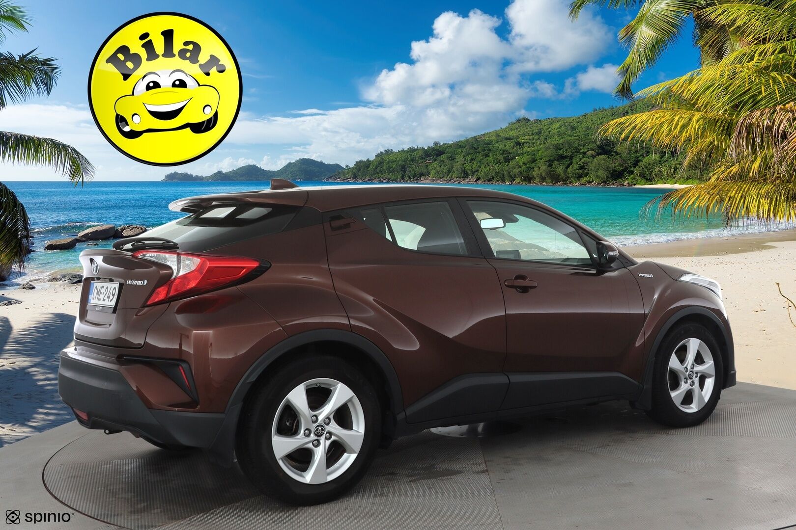 Toyota C-HR 2019 1,8 Hybrid Active Edition - | ACC | Koukku | Lohko+Sisä | P.Kamera | Navi | LED-lisä | Kaistavahti | Keyless | Suomi-auto | Kahdet renkaat aluvanteilla | Merkkihuollettu | 