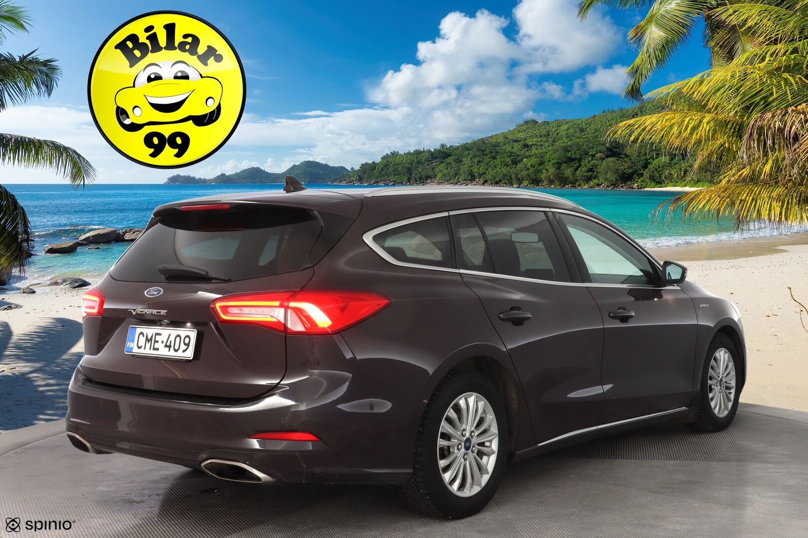 Ford Focus 2019 1,5 EcoBoost 182hv A8 Vignale Wagon * ACC / Lohkolämmitin / Kamera / Navi / Ratinlämmitin / B&O * - Suomi-auto / Kahdet OEM vanteet / Viimeisin huolto 137tkm!